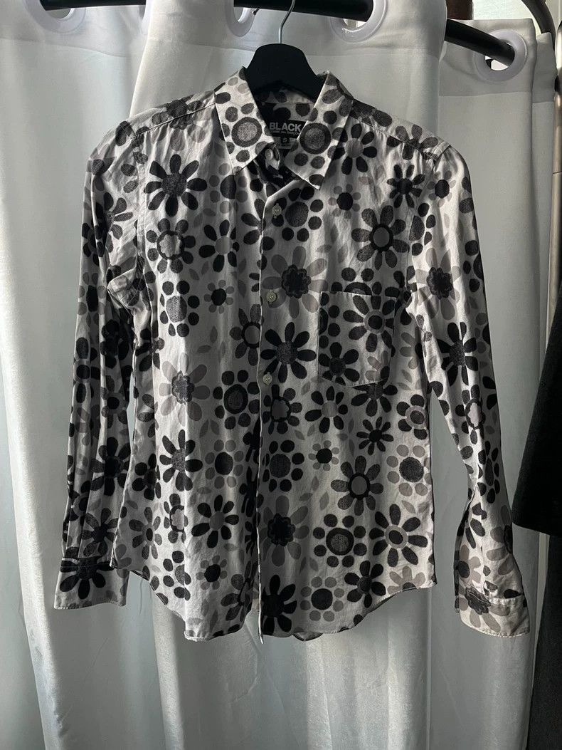 Comme des Garcons Comme Des Garcons Floral printed long-sleeved shirt Size S / US 4 / IT 40 - 1 Thumbnail