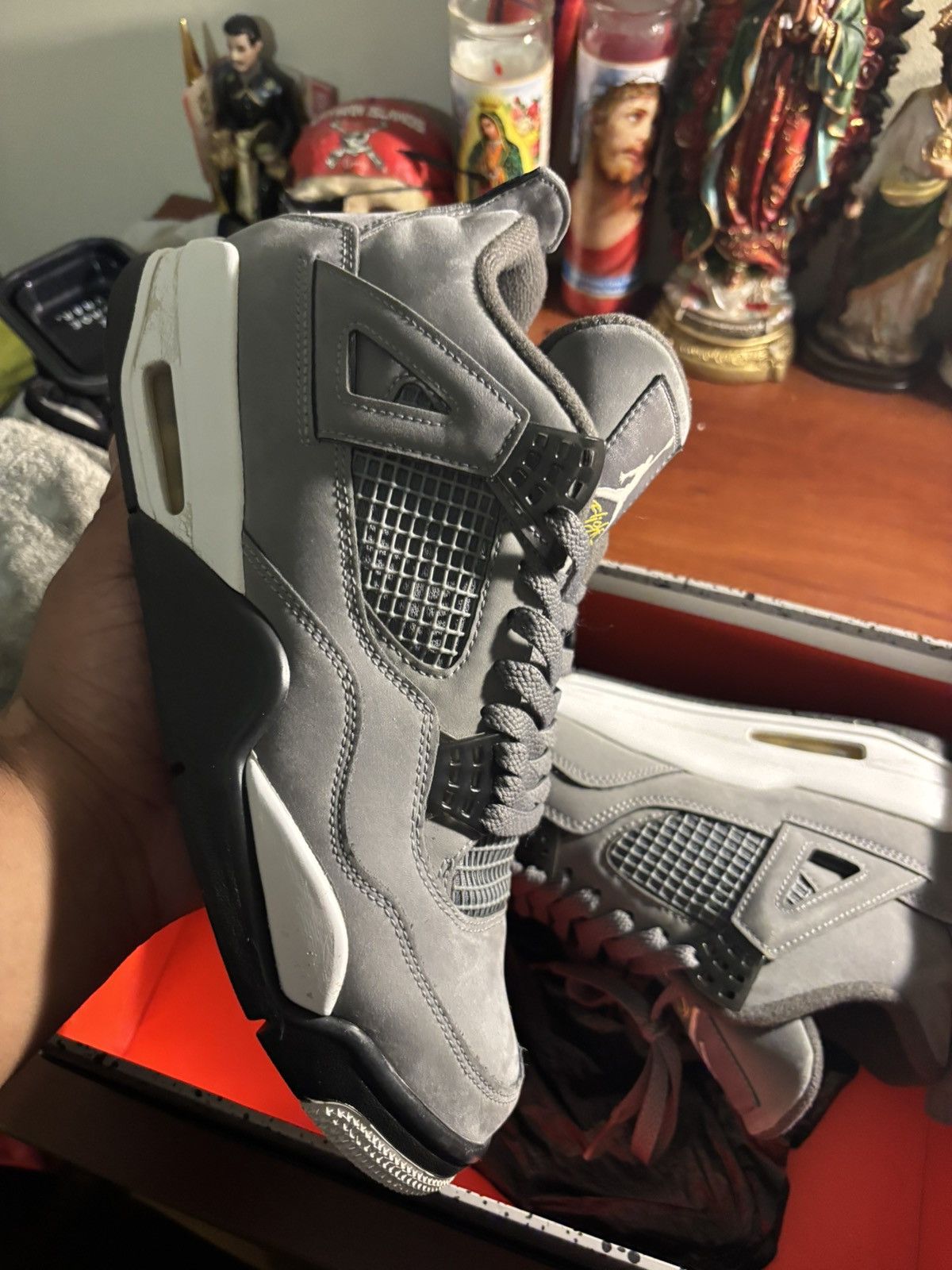 Jordan Brand Jordan 4 Cool Grey Size US 9.5 / EU 42-43 - 7 Thumbnail