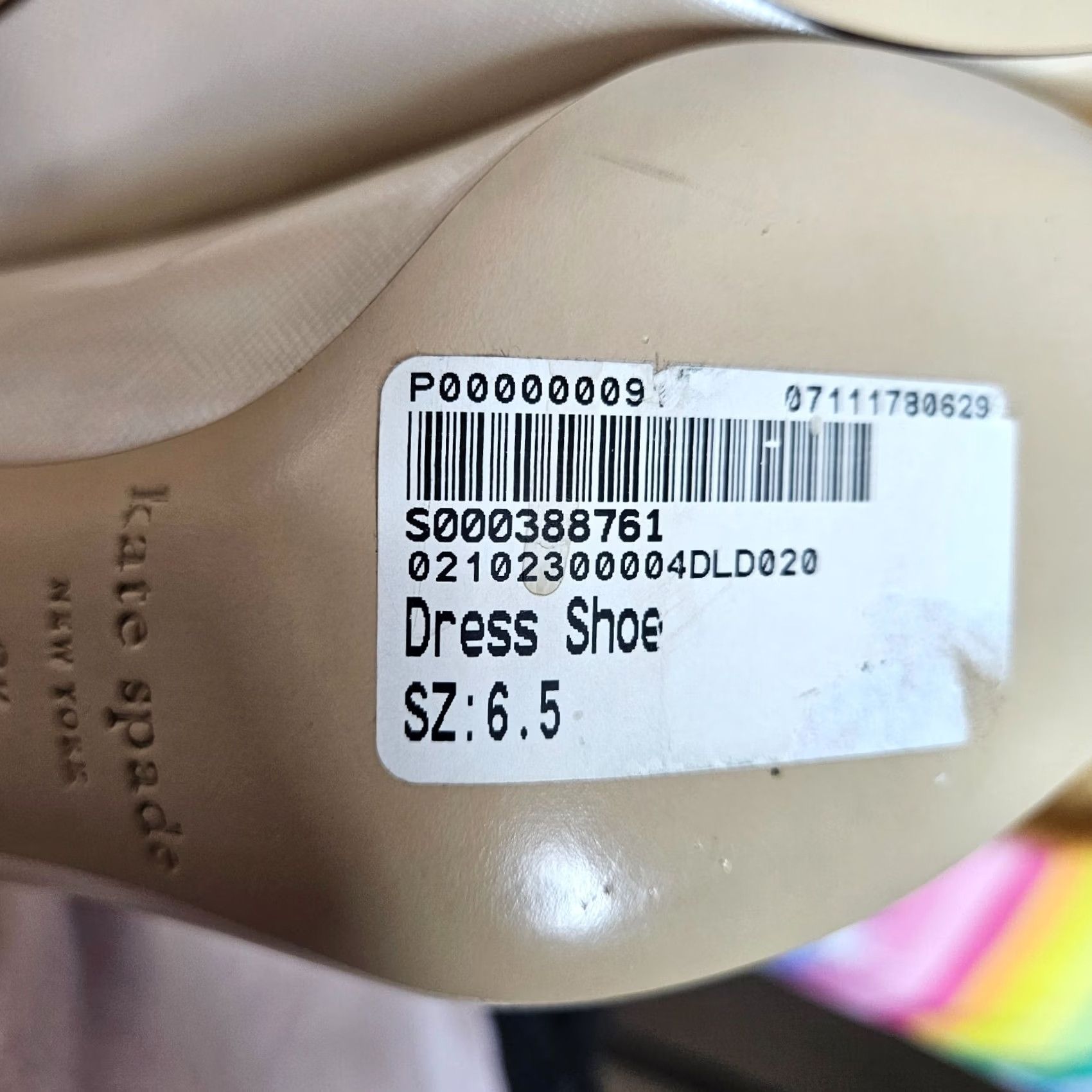 Vintage kate spade new york Women's Pointy Toe Pumps Heel Size 6.5C Yellow Floral Metal Stiletto Pump Casual Shoes Ladies Shoes Womens Size US 7 / IT 37 - 4 Thumbnail