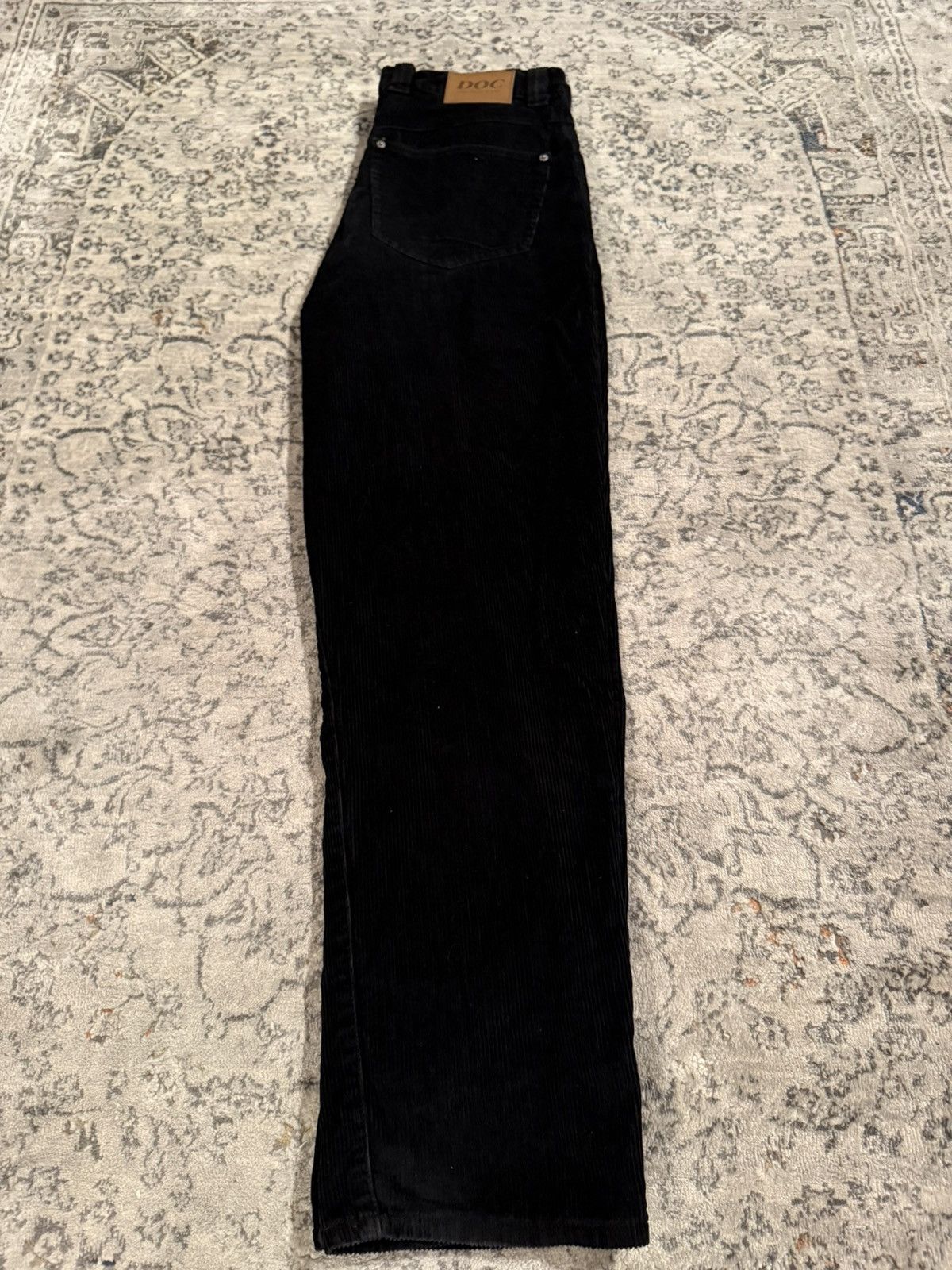 Vintage Vintage Black Corduroy DOC jeans Y2K Size US 36 / EU 52 - 2 Thumbnail