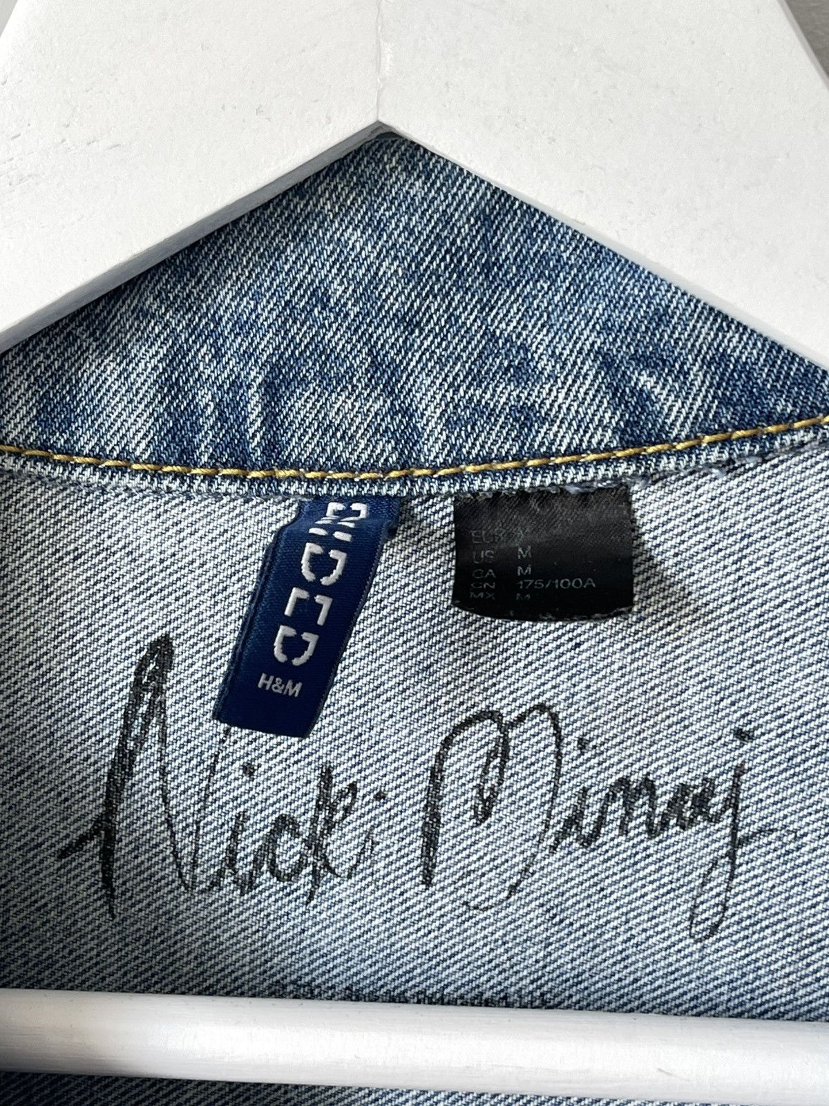 H&M H&M x Nicki Minaj Limited Distressed Rare Denim Jacket Size M / US 6-8 / IT 42-44 - 8 Thumbnail