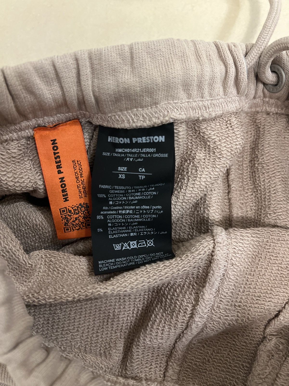 Heron Preston Heron Preston beige sweatpants Size US 27 - 3 Thumbnail