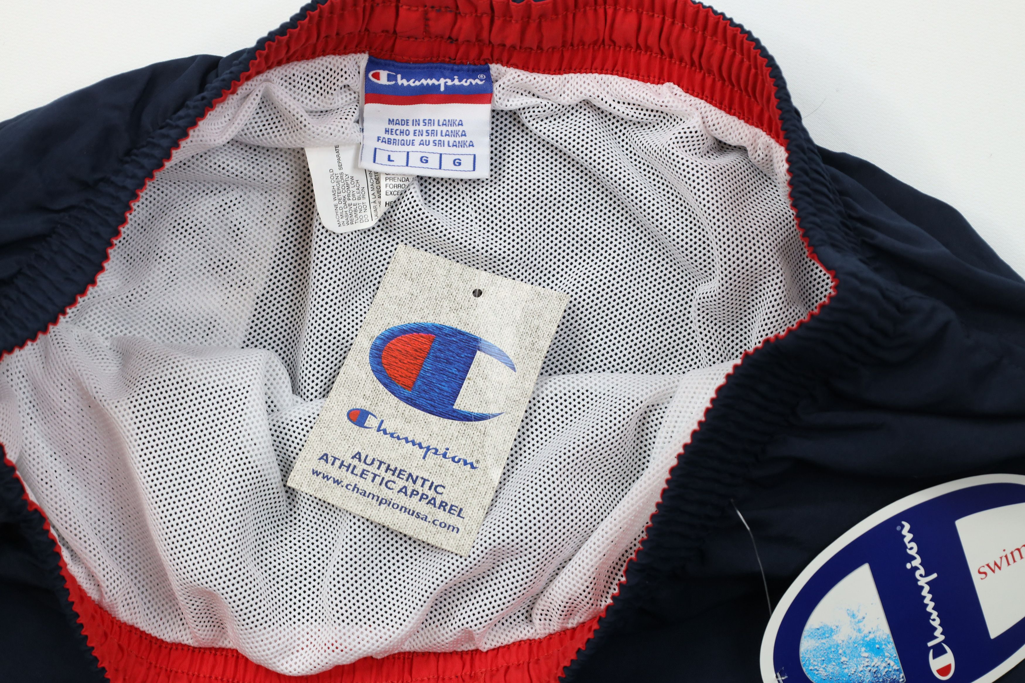 Champion Deadstock Vintage Y2K 2002 Champion Lined Shorts Swim Trunks Size US 34 / EU 50 - 6 Thumbnail