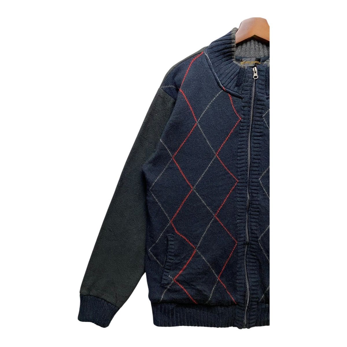 Valentino Gianni Valentino Fleece Jacket Full Zip Size L Size US L / EU 52-54 / 3 - 3 Thumbnail