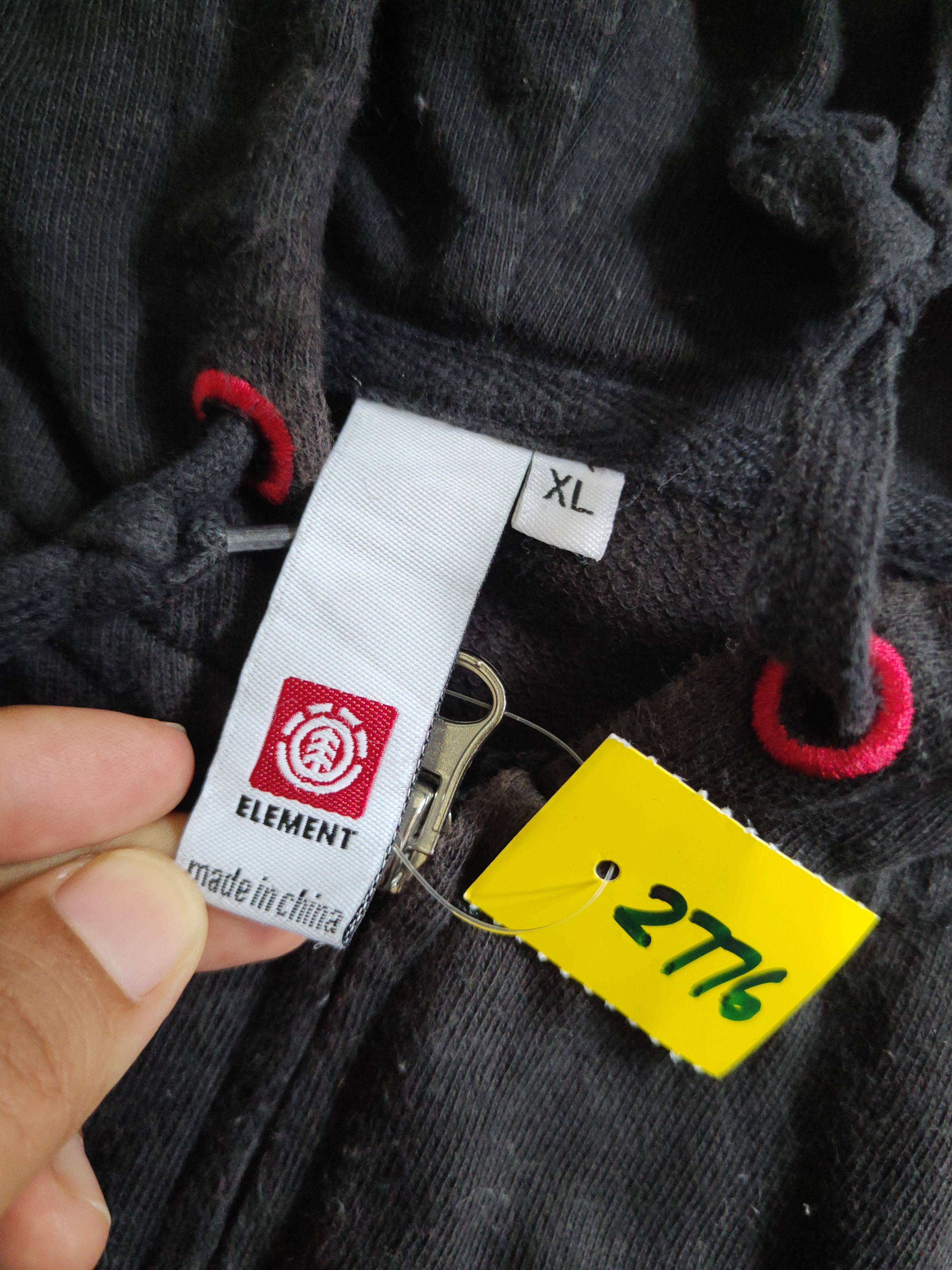 Element DL Element Black Hoodie Sweatshirts #2776 Size US XL / EU 56 / 4 - 14 Thumbnail