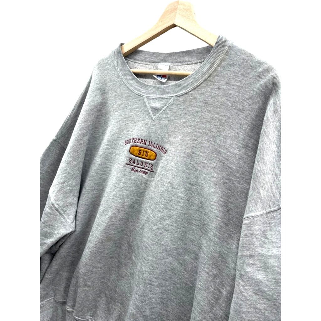 Russell Athletic × Vintage 1990's Southern Illinois University College Crewneck Size US XXL / EU 58 / 5 - 7 Thumbnail