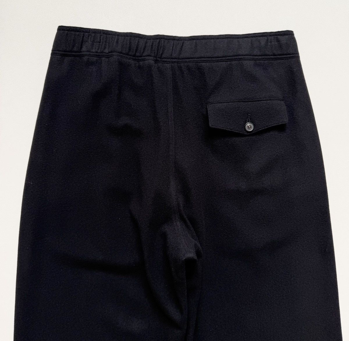 Our Legacy Brushed Black Wool Drape Trousers Size US 32 / EU 48 - 11 Thumbnail