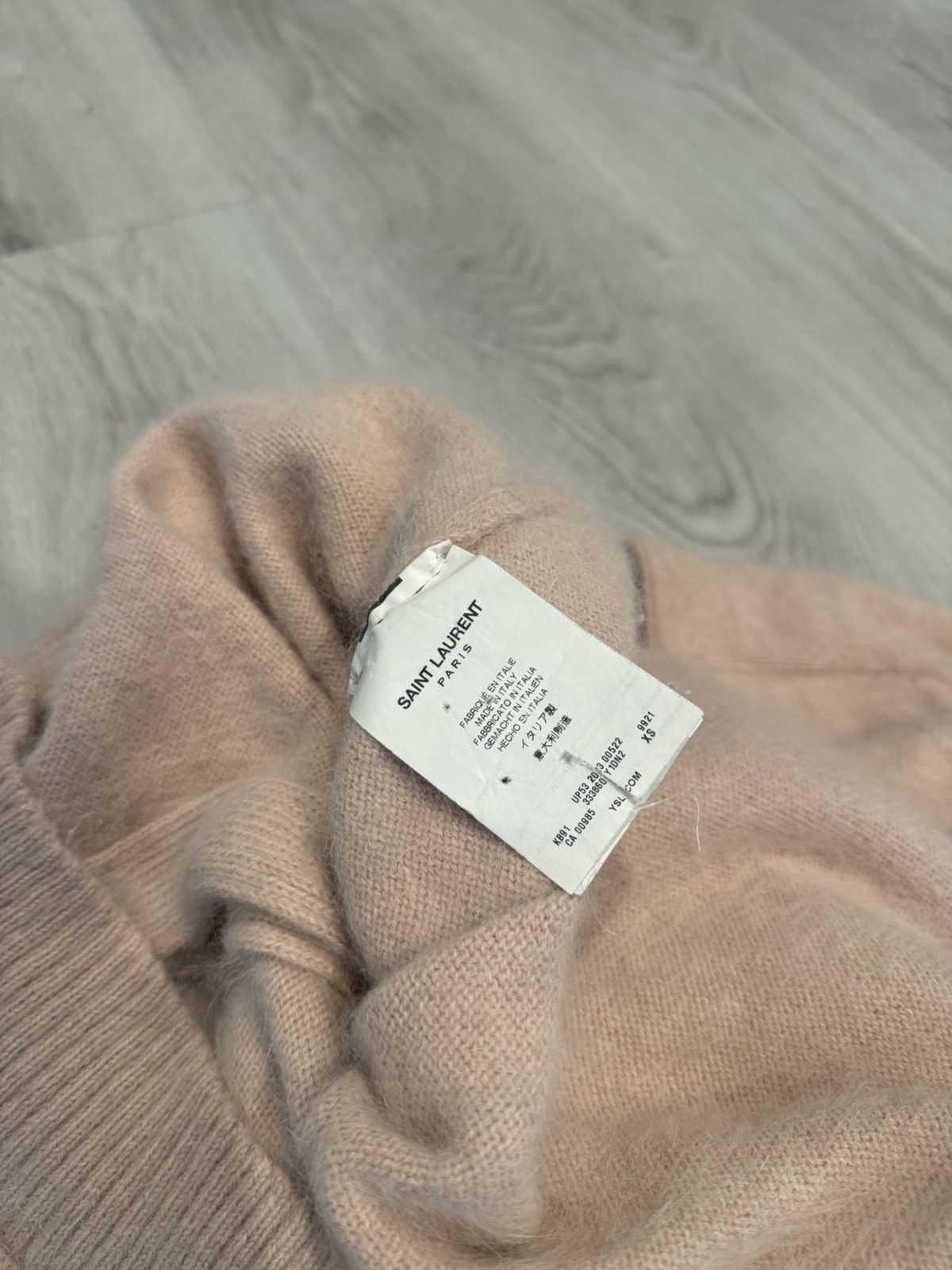 Saint Laurent Paris s/s 2013 wool mohair cardigan!! Size US S / EU 44-46 / 1 - 7 Thumbnail