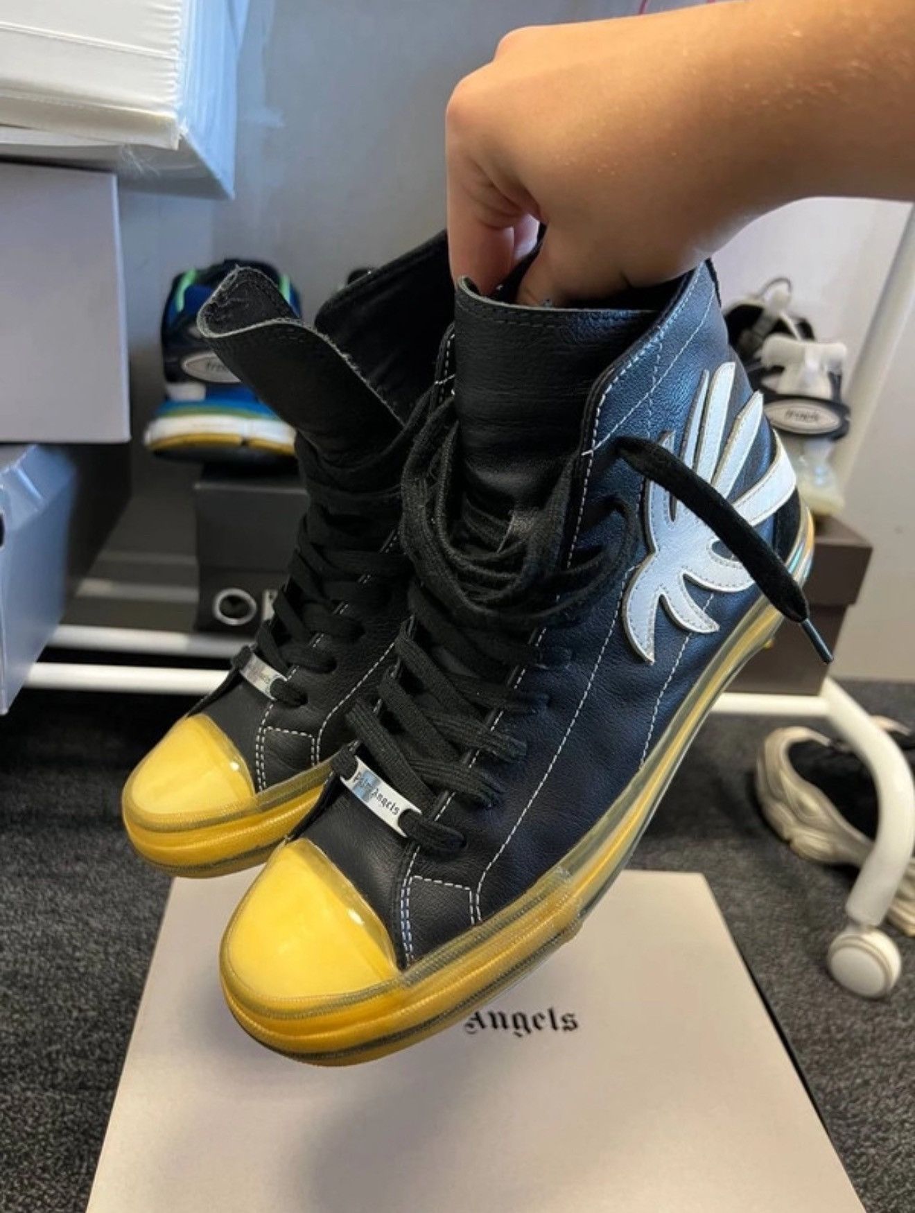 Palm Angels Palm Angels High Top Sneakers Size US 7.5 / EU 40-41 - 2 Thumbnail