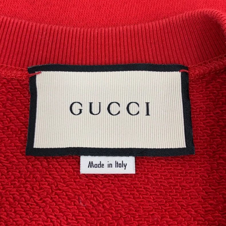 Gucci Gucci Red snow mountain sequin cotton round-neck long-slee Size US S / EU 44-46 / 1 - 5 Thumbnail