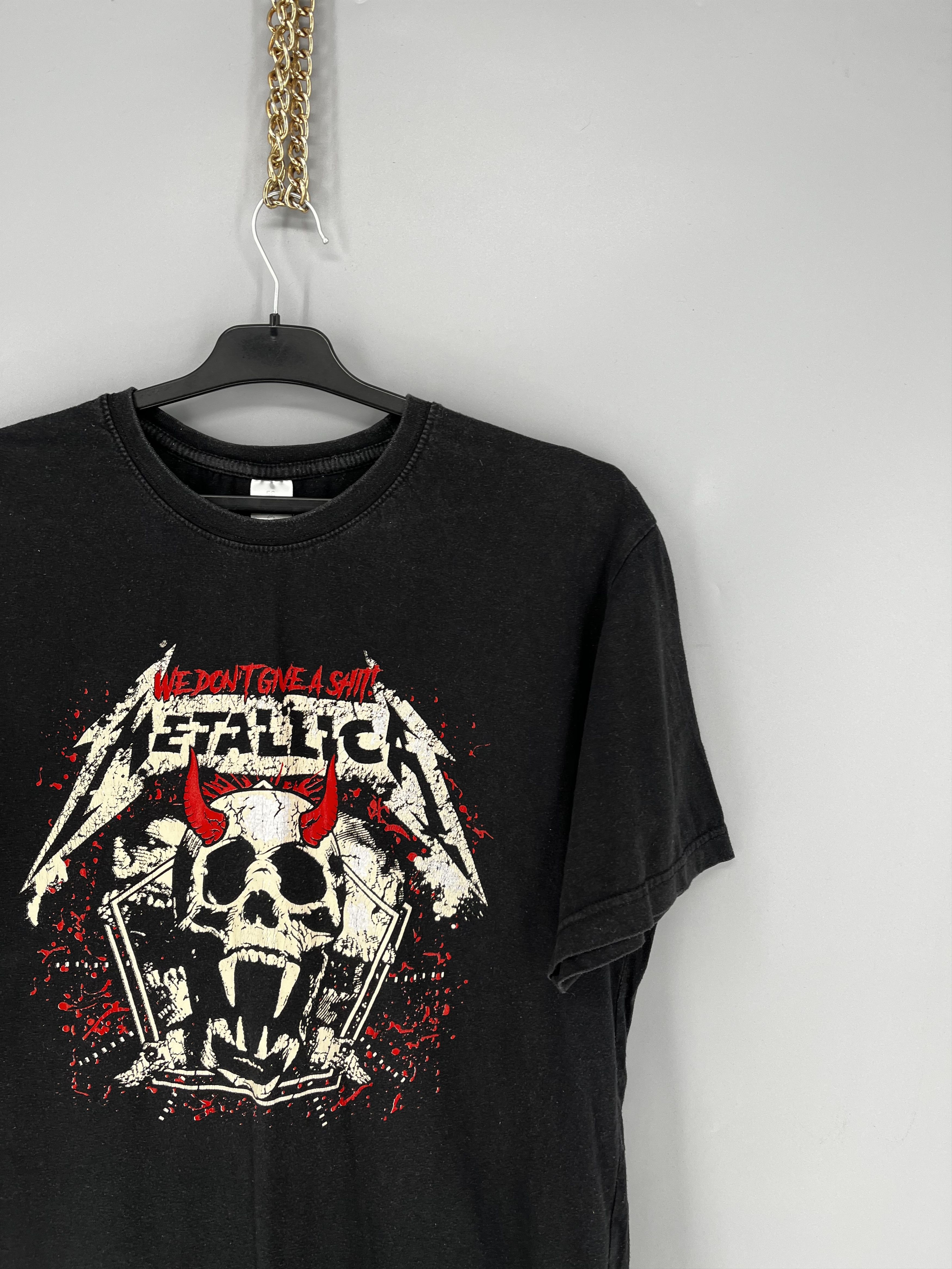 Band Tees Vintage 90s Y2K Metallica Horror Faded Band Rock Streetwear Size US L / EU 52-54 / 3 - 5 Thumbnail