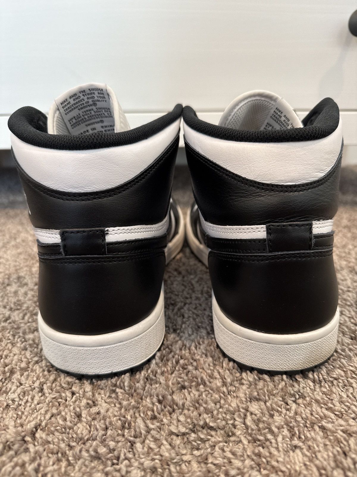 Jordan Brand × Nike Jordan 1 Black White (2014) Size US 10.5 / EU 43-44 - 7 Thumbnail