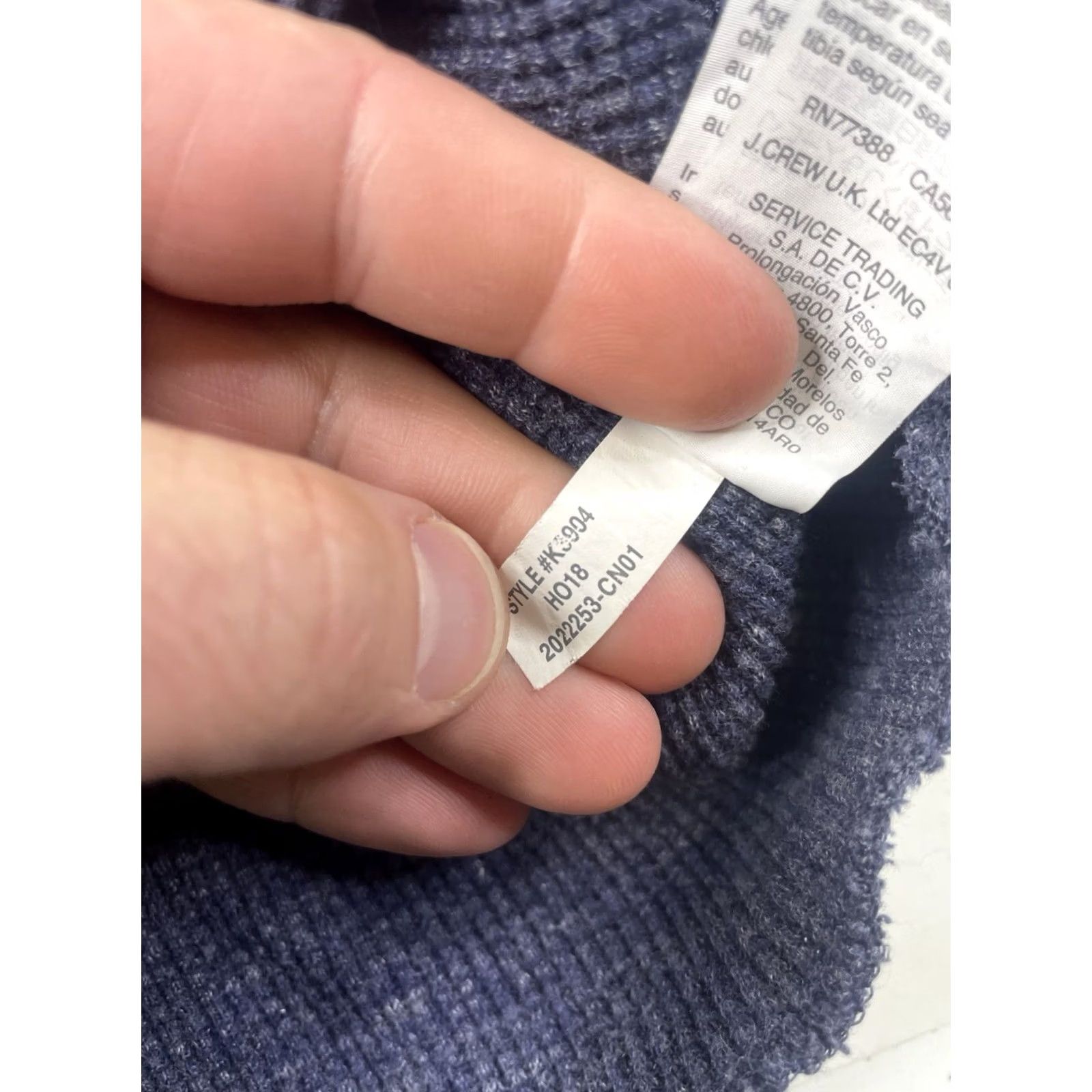 Wallace & Barnes Wallace & Barnes Shirt Mens Large Blue Henley Waffle Knit Thermal Classic Heritage Size US L / EU 52-54 / 3 - 8 Thumbnail