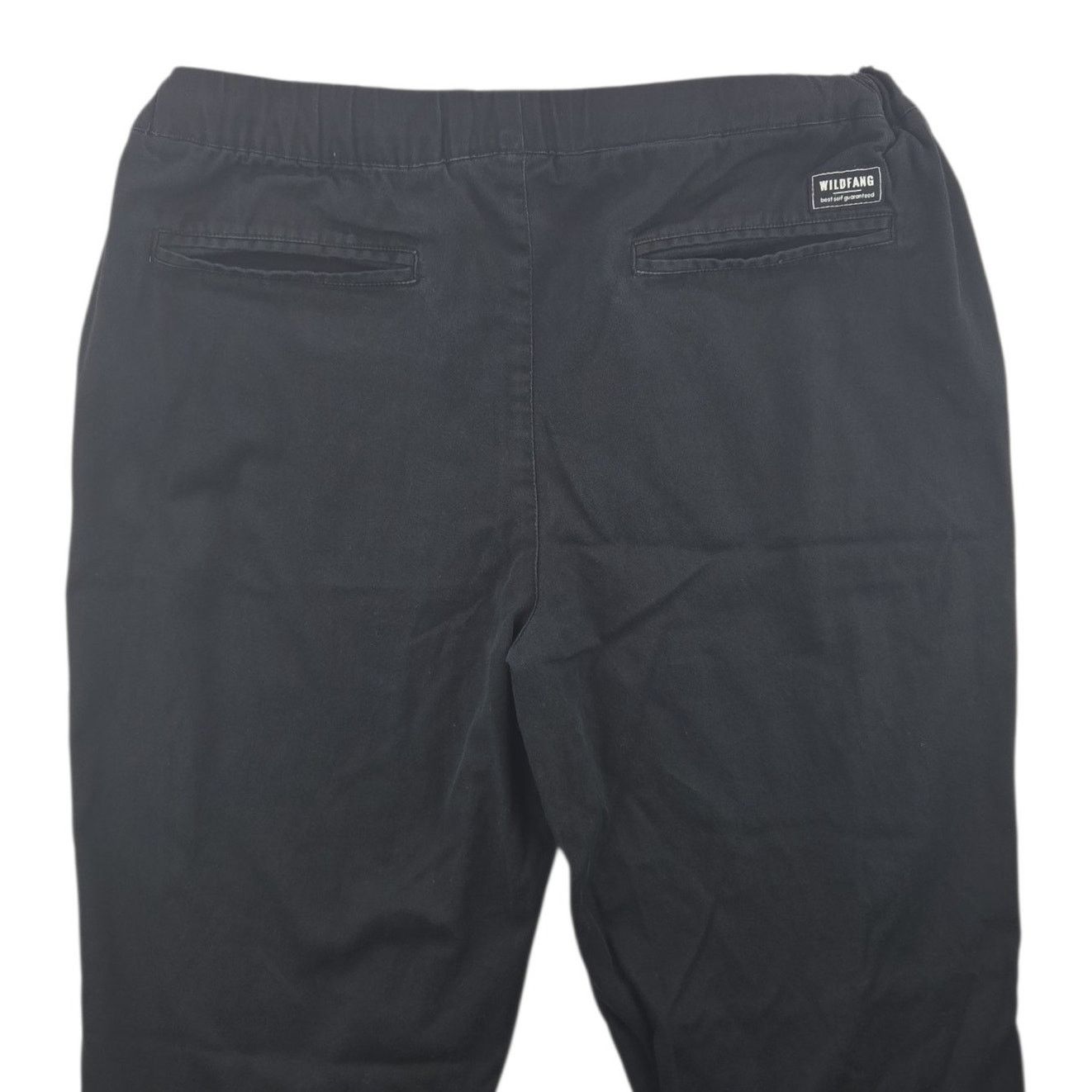 Wildfang Wildfang | Black Essential Drawstring Pants | Size Medium Size 32" / US 10 / IT 46 - 6 Thumbnail
