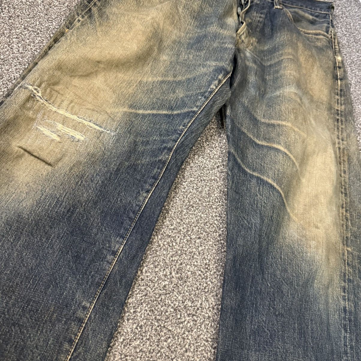 45rpm Vintage Rare Selvedge 45Rpm Indigo Dirty Wash Denim Size US 34 / EU 50 - 4 Thumbnail