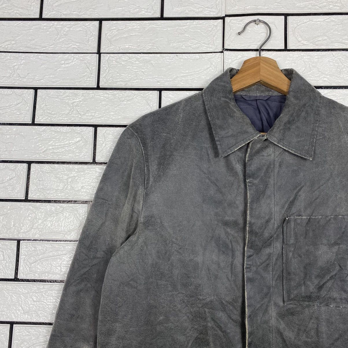 Calvin Klein 📌Vintage Chore Leather Jacket Worker Calvin Klein Size US M / EU 48-50 / 2 - 8 Thumbnail