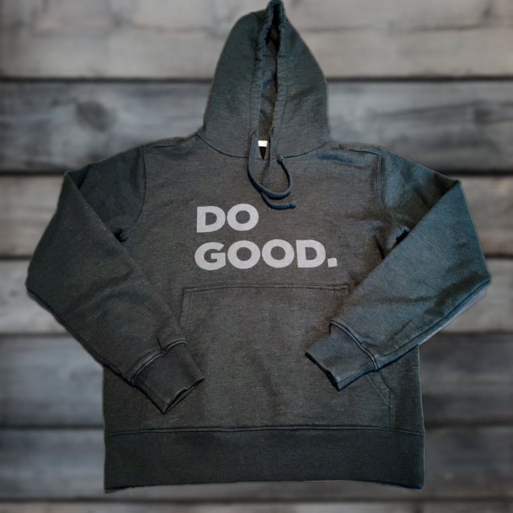 Cotopaxi Cotopaxi Hoodie Womens S Green Heather "Do Good" Graphic Fleece Pullover EUC Size S / US 4 / IT 40 - 1 Thumbnail