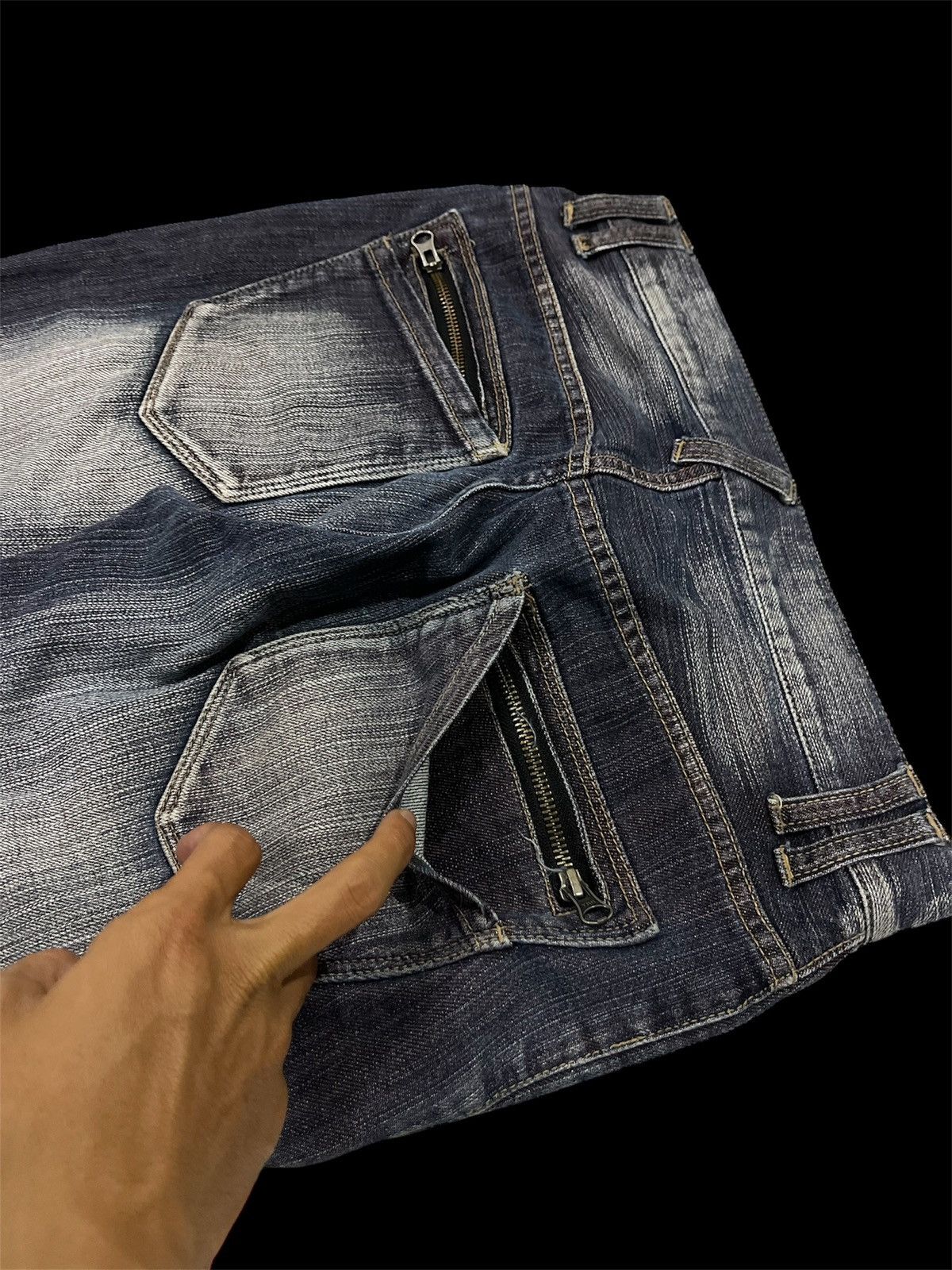 If Six Was Nine × Japanese Brand × PPFM PPFM Double kene super faded style Size US 29 - 7 Thumbnail