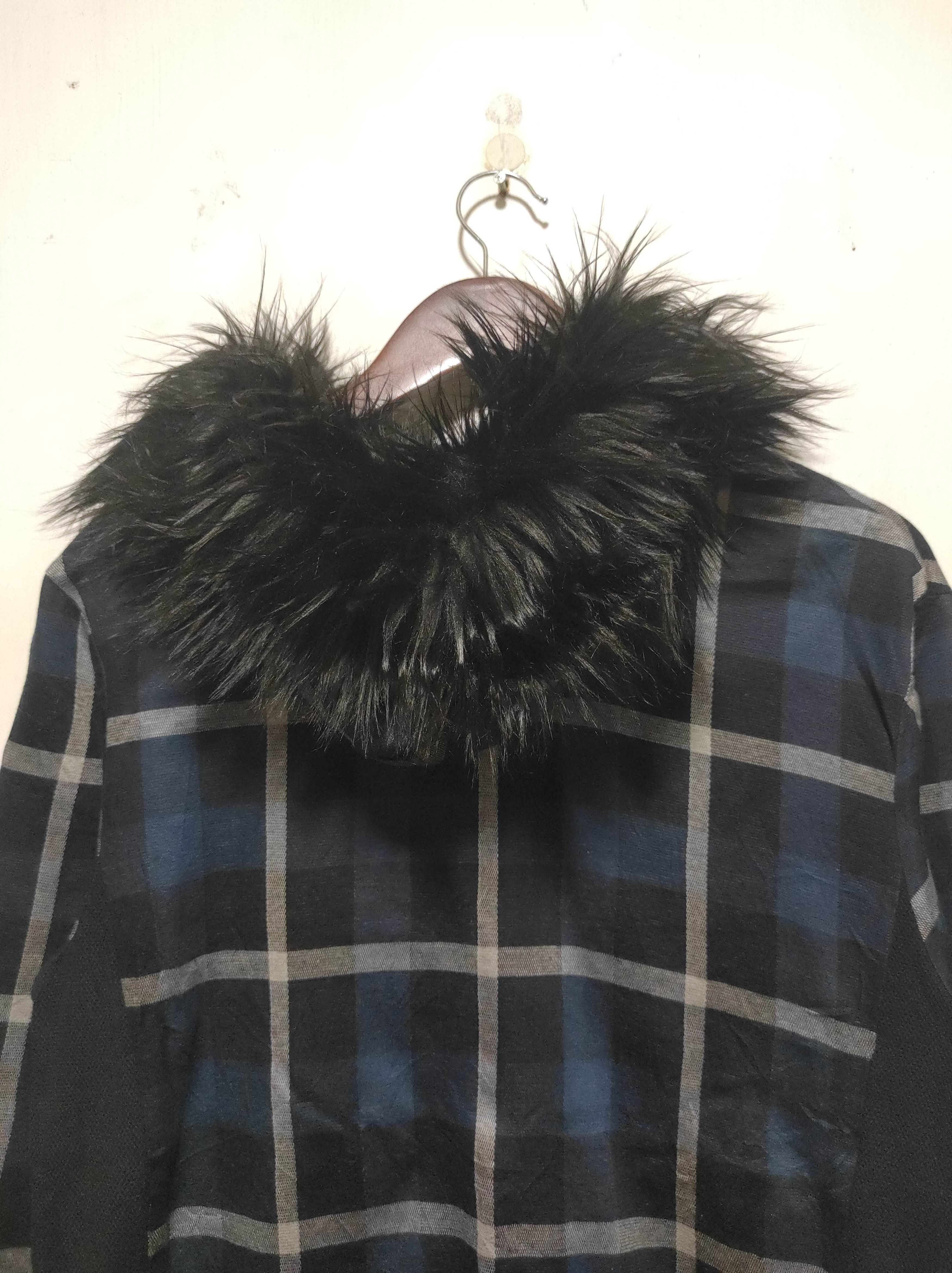Hysteric Glamour Black Label Plaid Zipper Fur Hoodie i6w9 LGB style Size US M / EU 48-50 / 2 - 11 Thumbnail