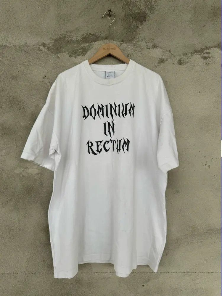 Vetements Vetements Vetements 19AW Dominium Logo Tee-2506 Size US M / EU 48-50 / 2 - 1 Thumbnail