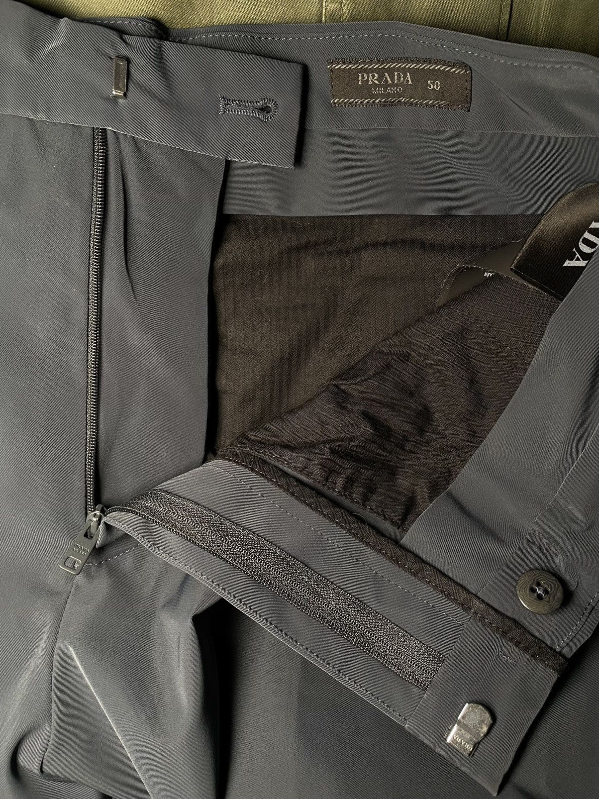 Prada Prada SS 2018 Gabardine Velcro Pants Size US 34 / EU 50 - 10 Thumbnail