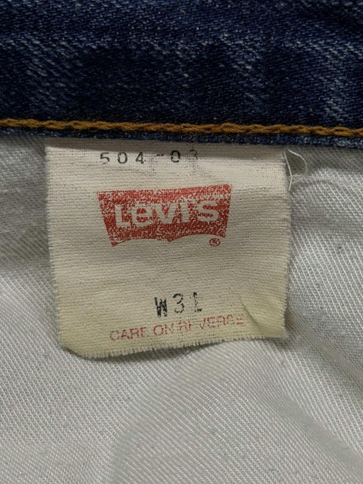 Levi's Vintage Levi’s 504 Made in Japan “Wide Straight Denim Jeans Size US 31 - 12 Thumbnail