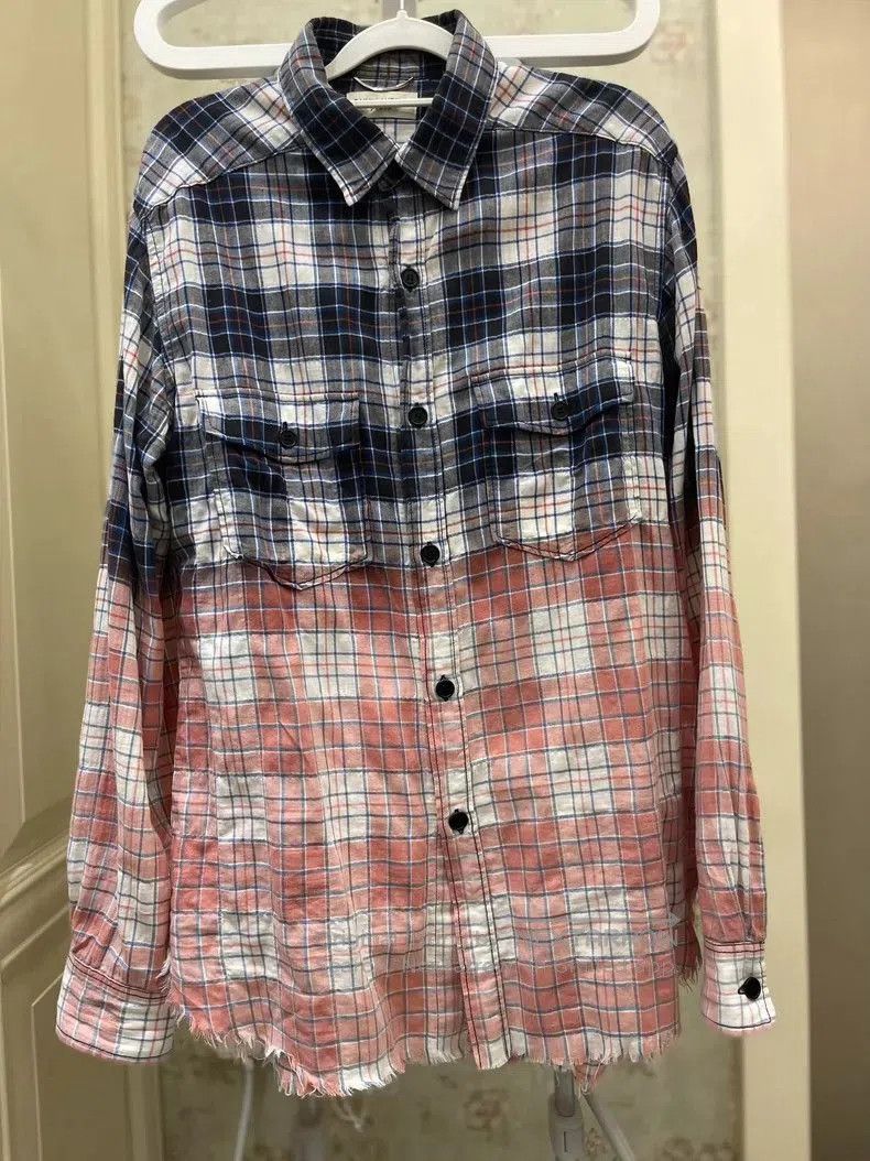 Saint Laurent Paris Saint Laurent 16ss Runway Gradient Shirt. Size US M / EU 48-50 / 2 - 1 Thumbnail