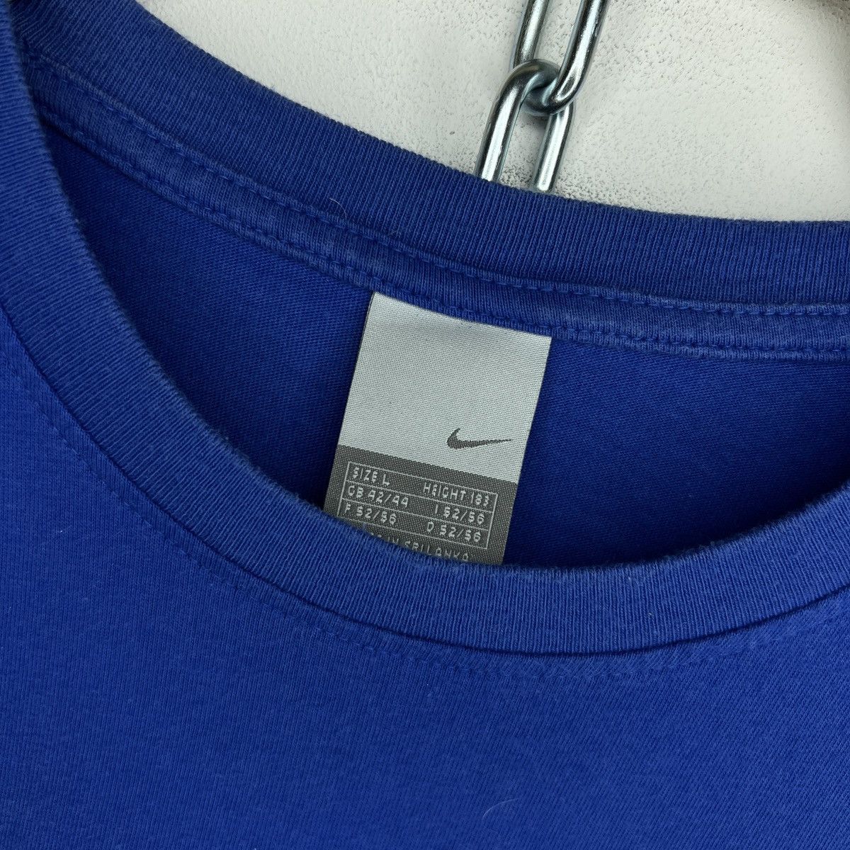 Nike × Vintage Vintage 90s Nike CBF Brazil Football Futball Blue T-shirt Size US M / EU 48-50 / 2 - 6 Thumbnail