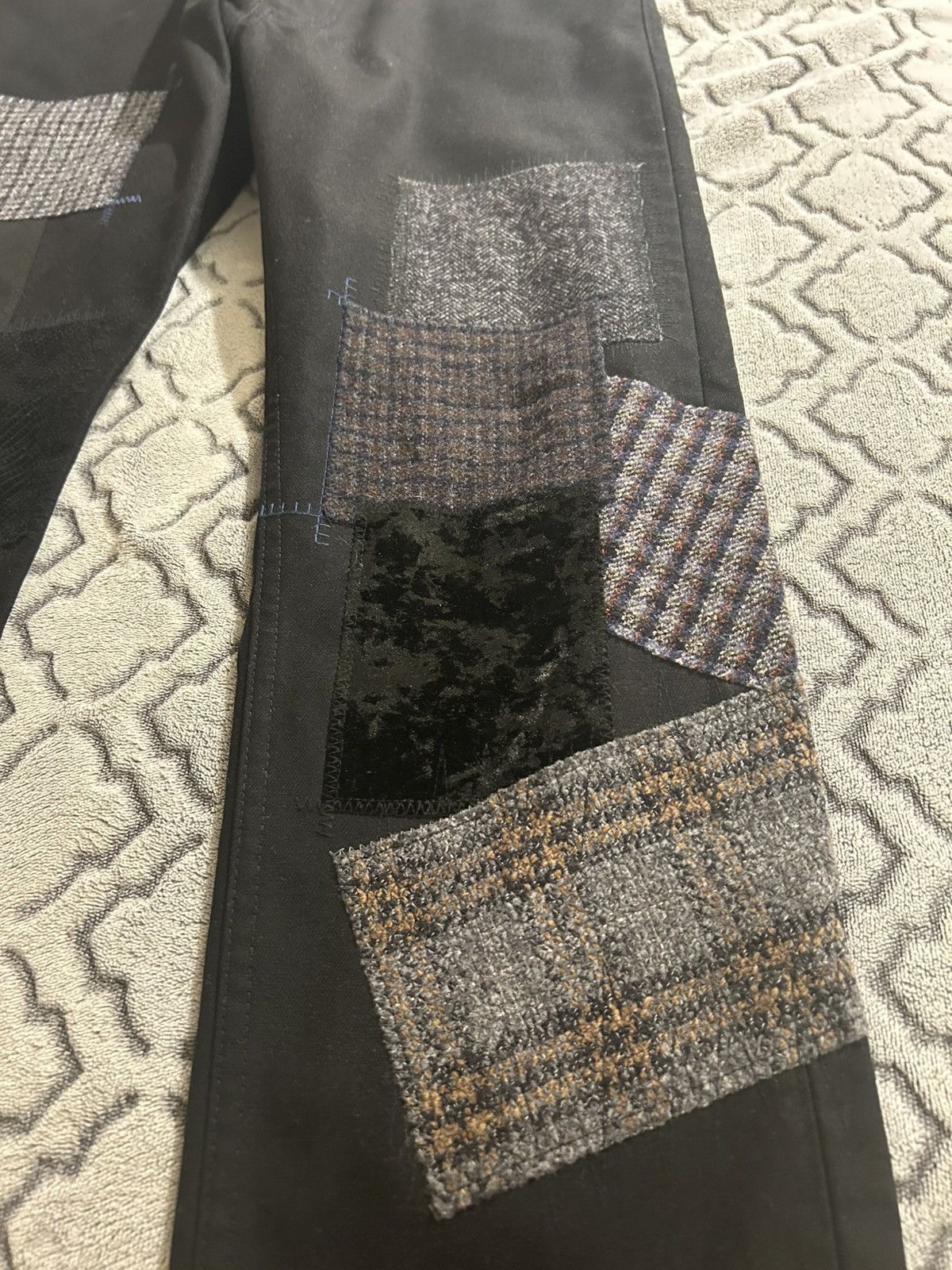 Junya Watanabe Junya Watanabe MAN Patchwork Trousers - AD2022 - Size M Size US 32 / EU 48 - 6 Thumbnail