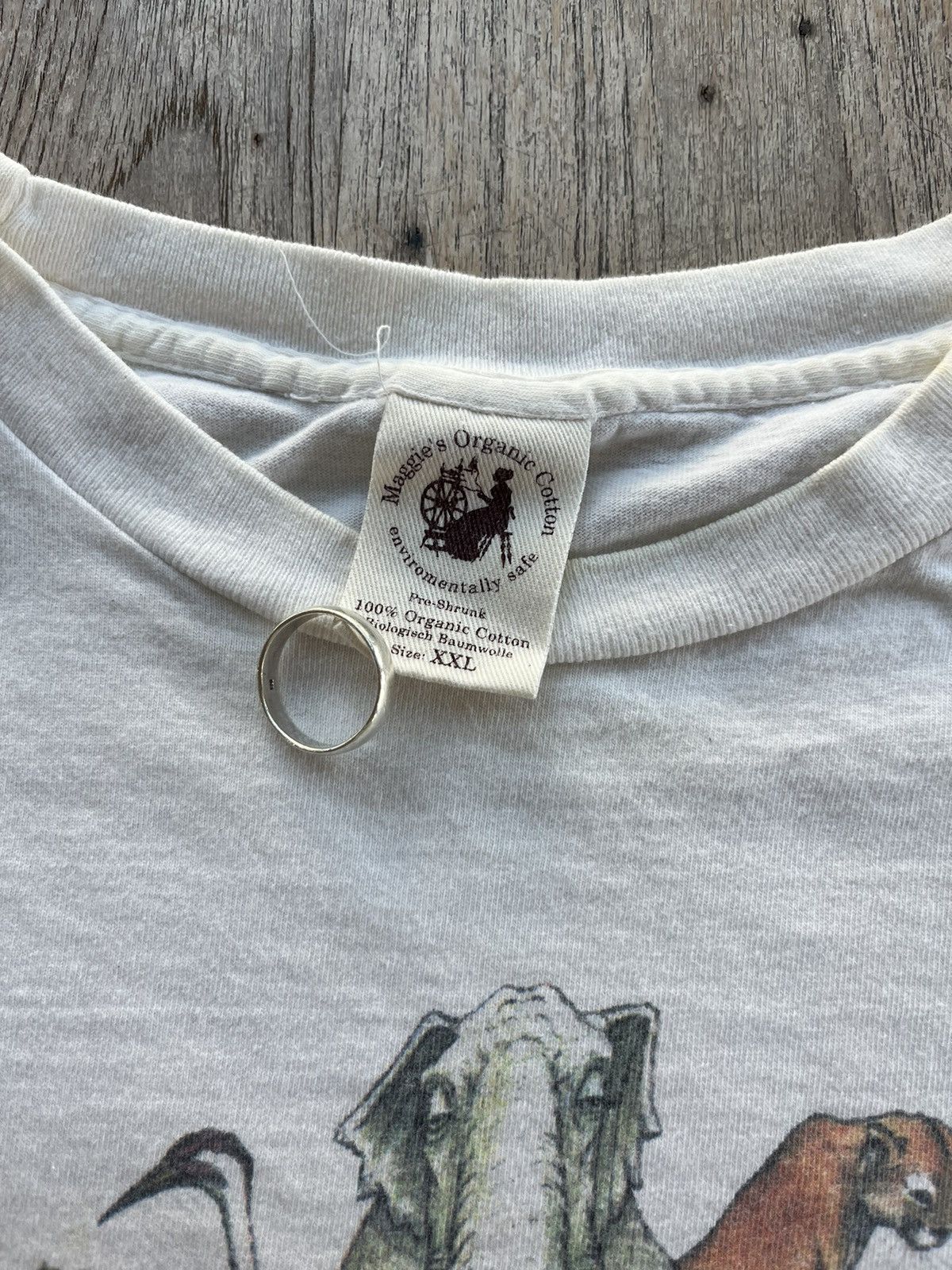 Vintage Vintage THEY WERE HERE FIRST artwork design by Human-i-Tees Size US XXL / EU 58 / 5 - 4 Thumbnail