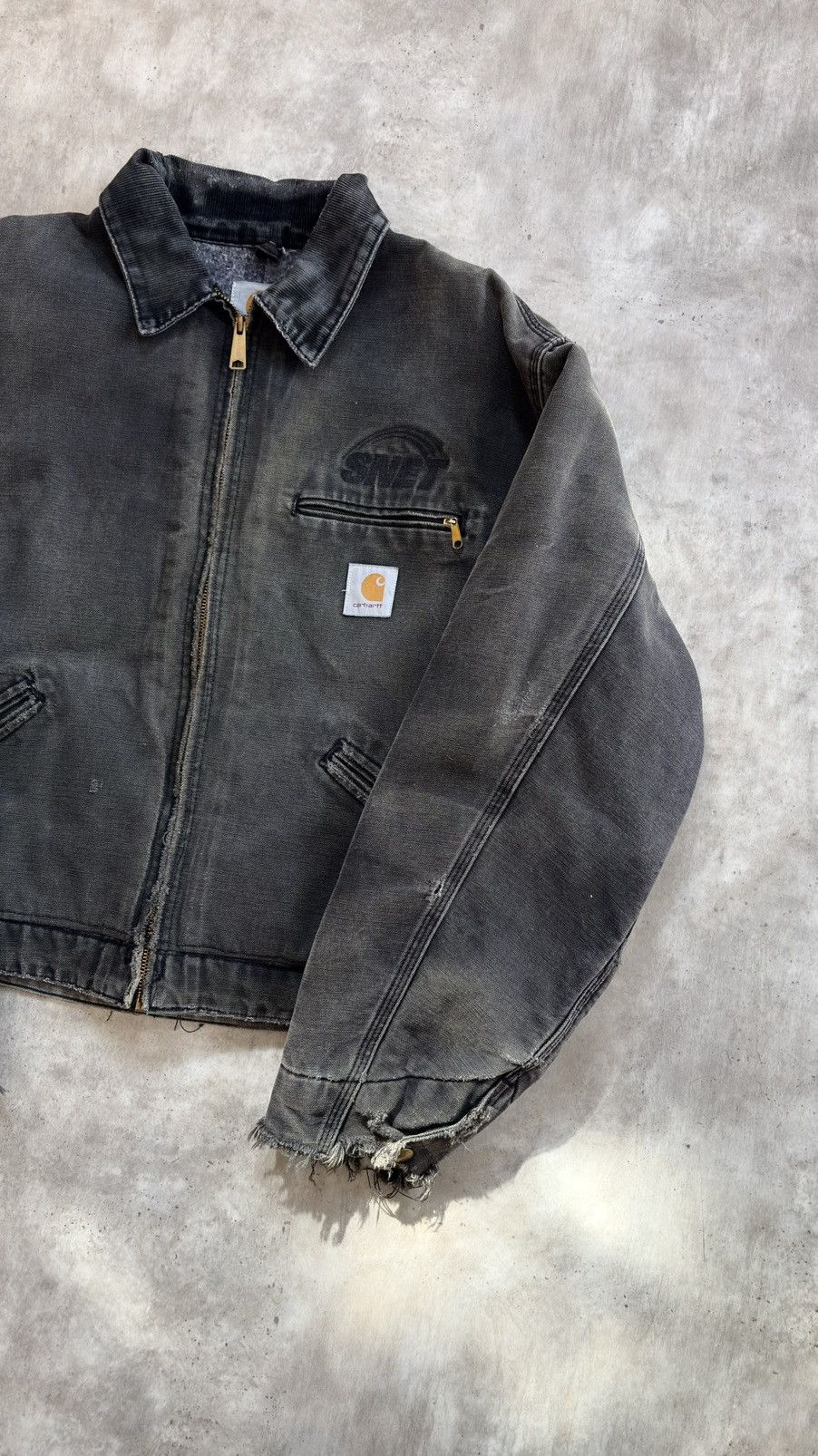 Carhartt Carhartt Detroit 90s Big Logo RARE faded n’ distressed Size US M / EU 48-50 / 2 - 16 Thumbnail