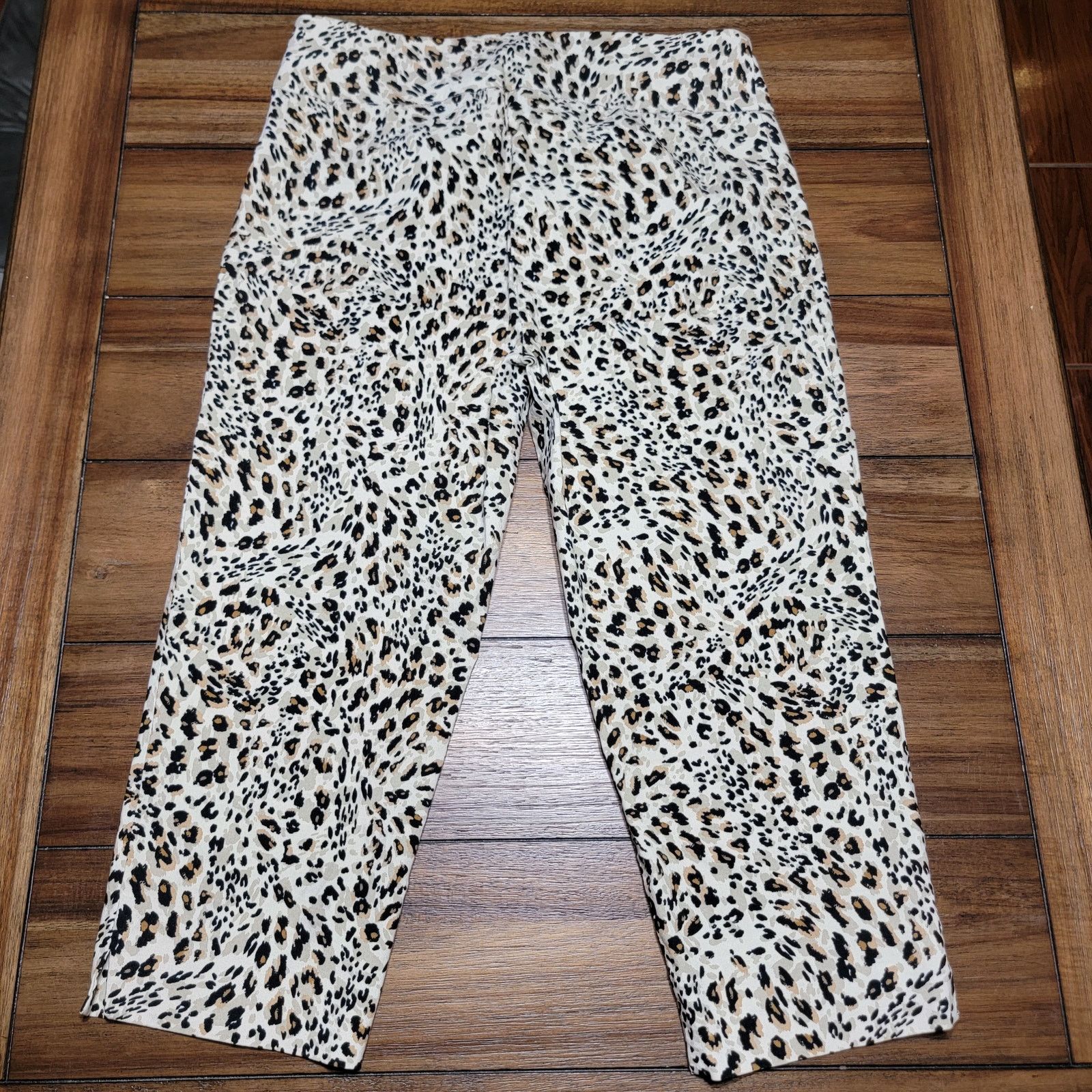 Other Zac & Rachel Cheetah Print Pull-On Capris - Size 14 Size 36" / US 14 / IT 50 - 3 Thumbnail