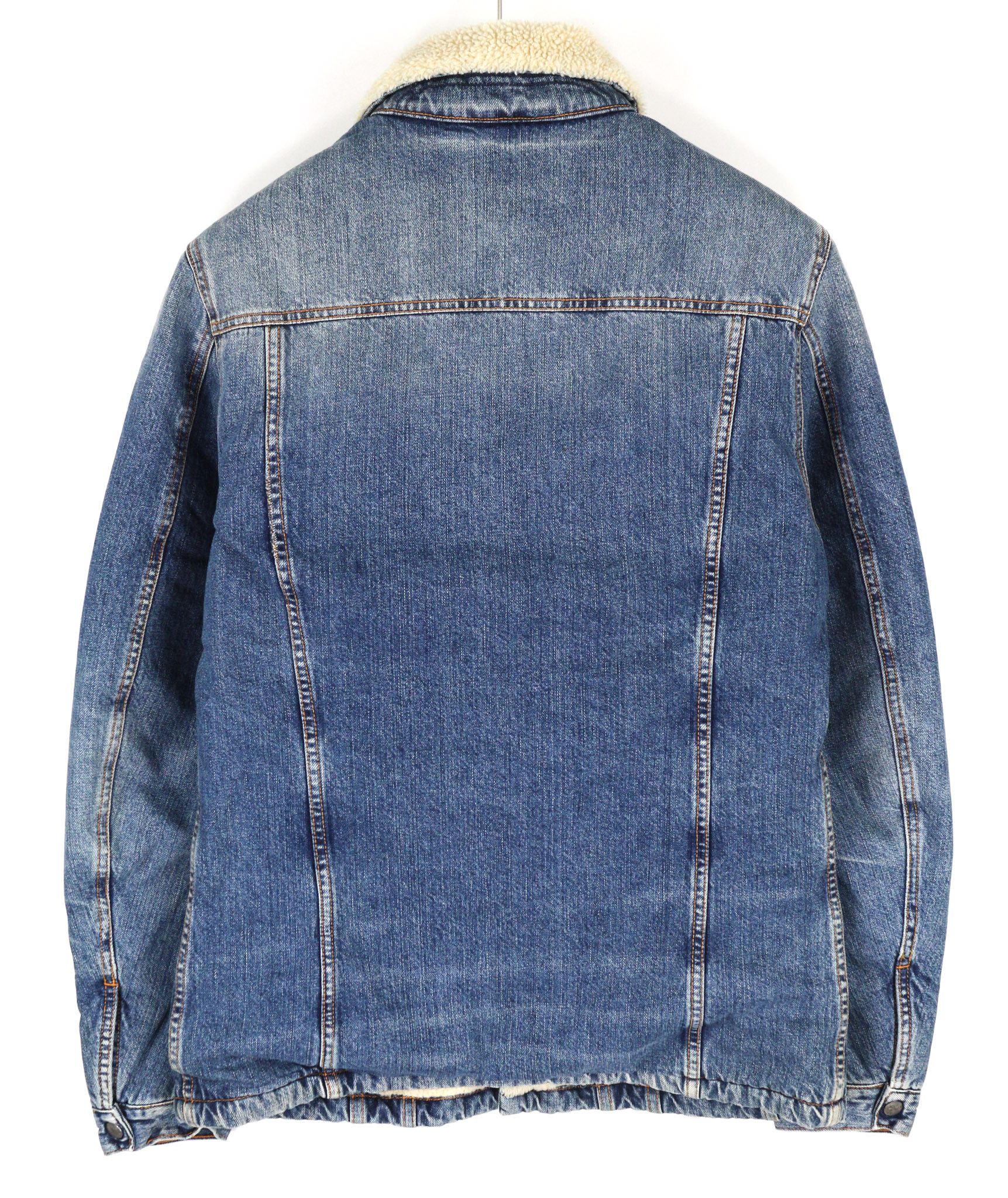 Nudie Jeans LENNY TANGERINE BLUE M Blue Cotton Sherpa 81104 Size US M / EU 48-50 / 2 - 2 Thumbnail