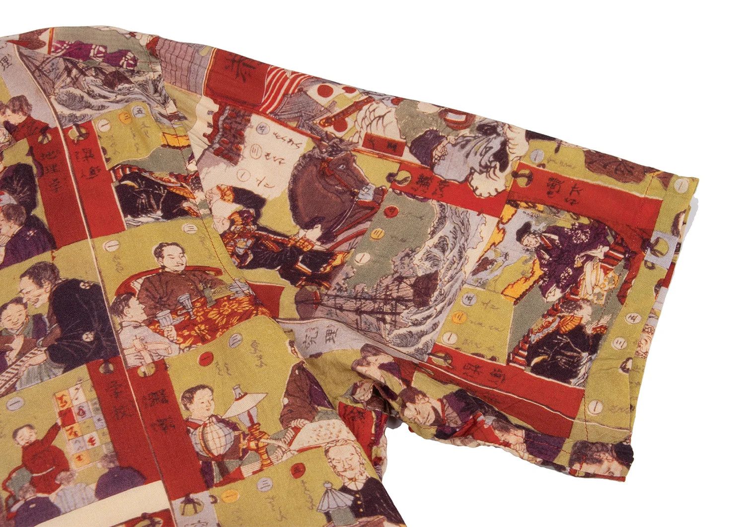 Yohji Yamamoto Multi-Pattern Printed Short Sleeve Shirt Size US M / EU 48-50 / 2 - 5 Thumbnail