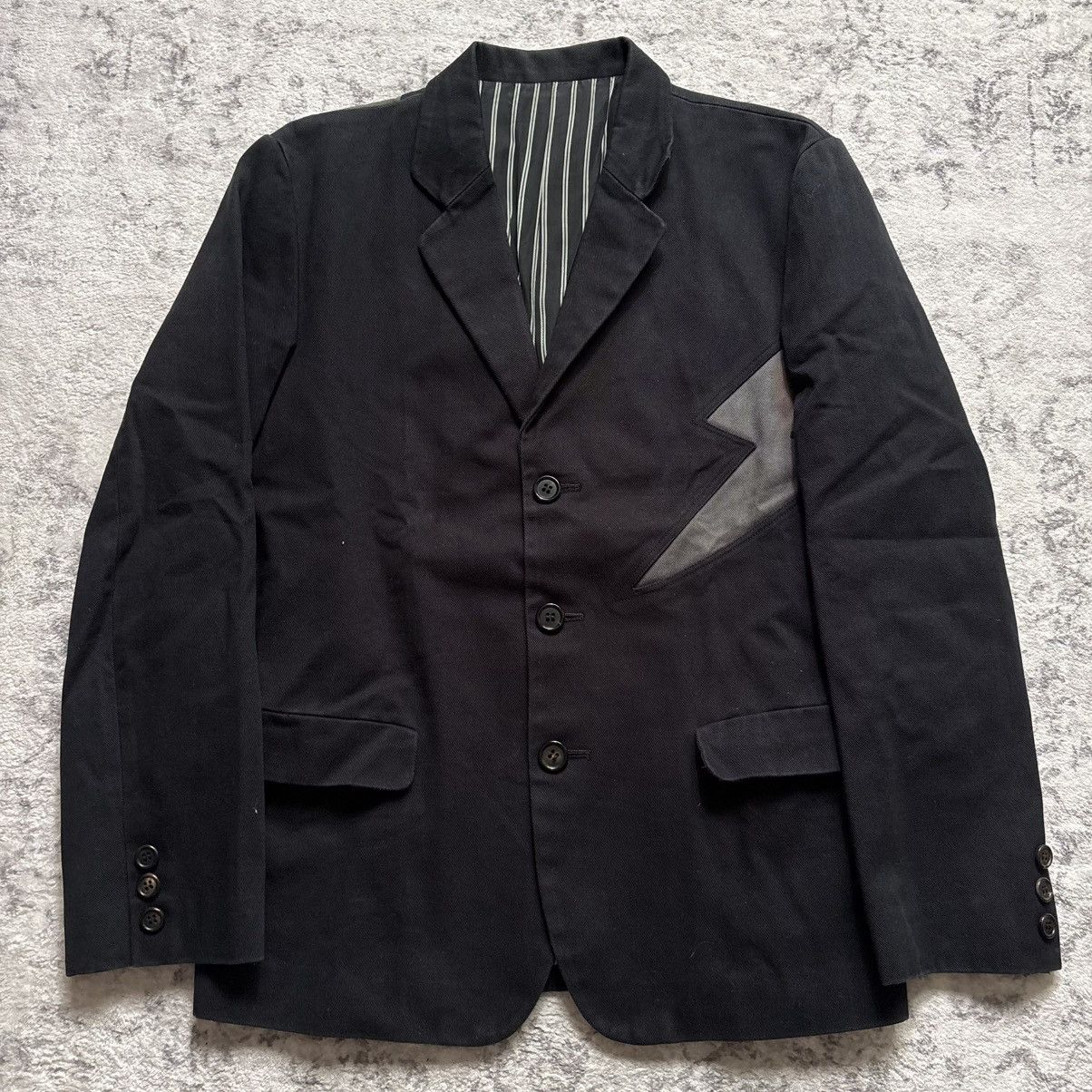 Undercover Undercover AW01 D.A.V.F Lightning Bolt Blazer Suit Jacket Size 44R - 1 Thumbnail