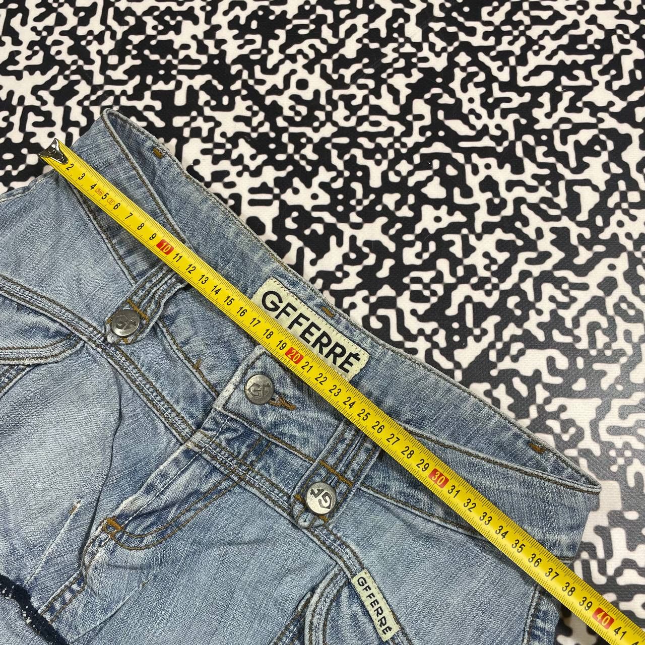 GF Ferre Vintage 90s GF Ferre Japanese Retro Mini Skirt Y2K Style Size 28" / US 6 / IT 42 - 14 Thumbnail