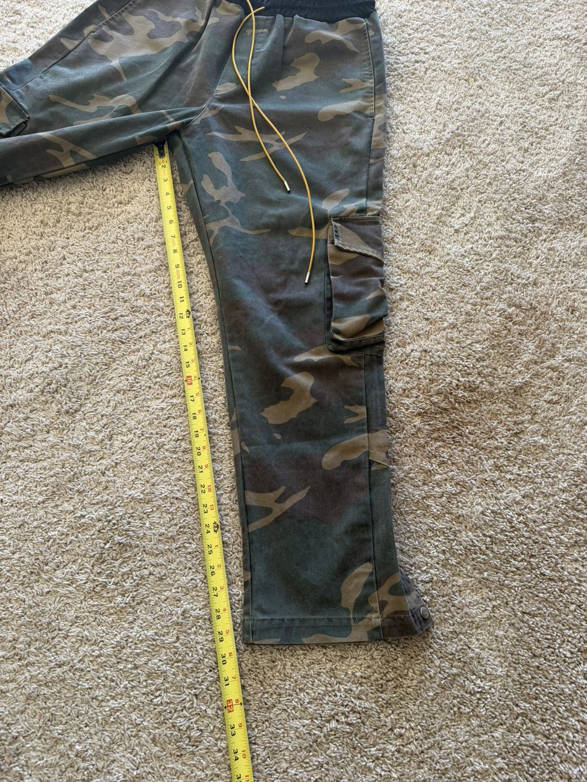 Rhude F/W 2019 XL Rhude Rifle 2 Cargo Pant Camo $650 Retail Size US 34 / EU 50 - 6 Thumbnail