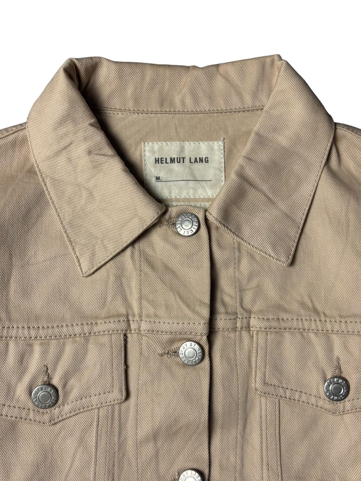 Helmut Lang 1990s Helmut Lang Oversleeve Raw Silk Denim Jacket Deadstock Size US S / EU 44-46 / 1 - 4 Thumbnail