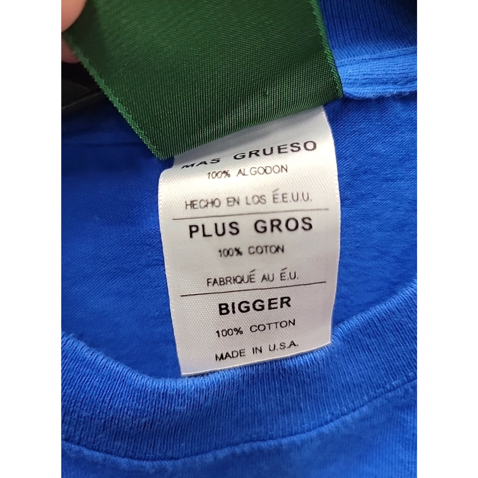 Vintage VINTAGE Gumby Sport Logotel Polo Sport Parody Graphic T-Shirt Mens Large Blue 1990s Hip Hop Logotel Mens L Size US L / EU 52-54 / 3 - 4 Thumbnail