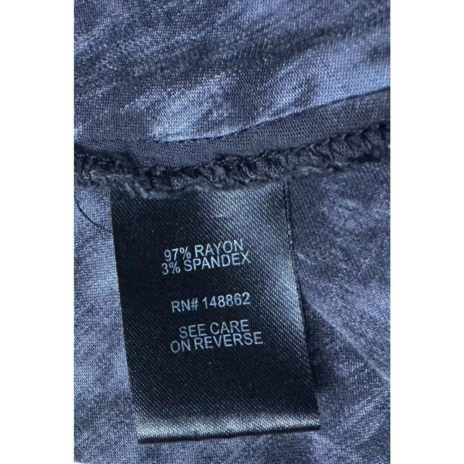 Other Torrid Mini Challis Zip-Front Shirt Dress Acid Wash Black L Size L / US 10 / IT 46 - 9 Thumbnail
