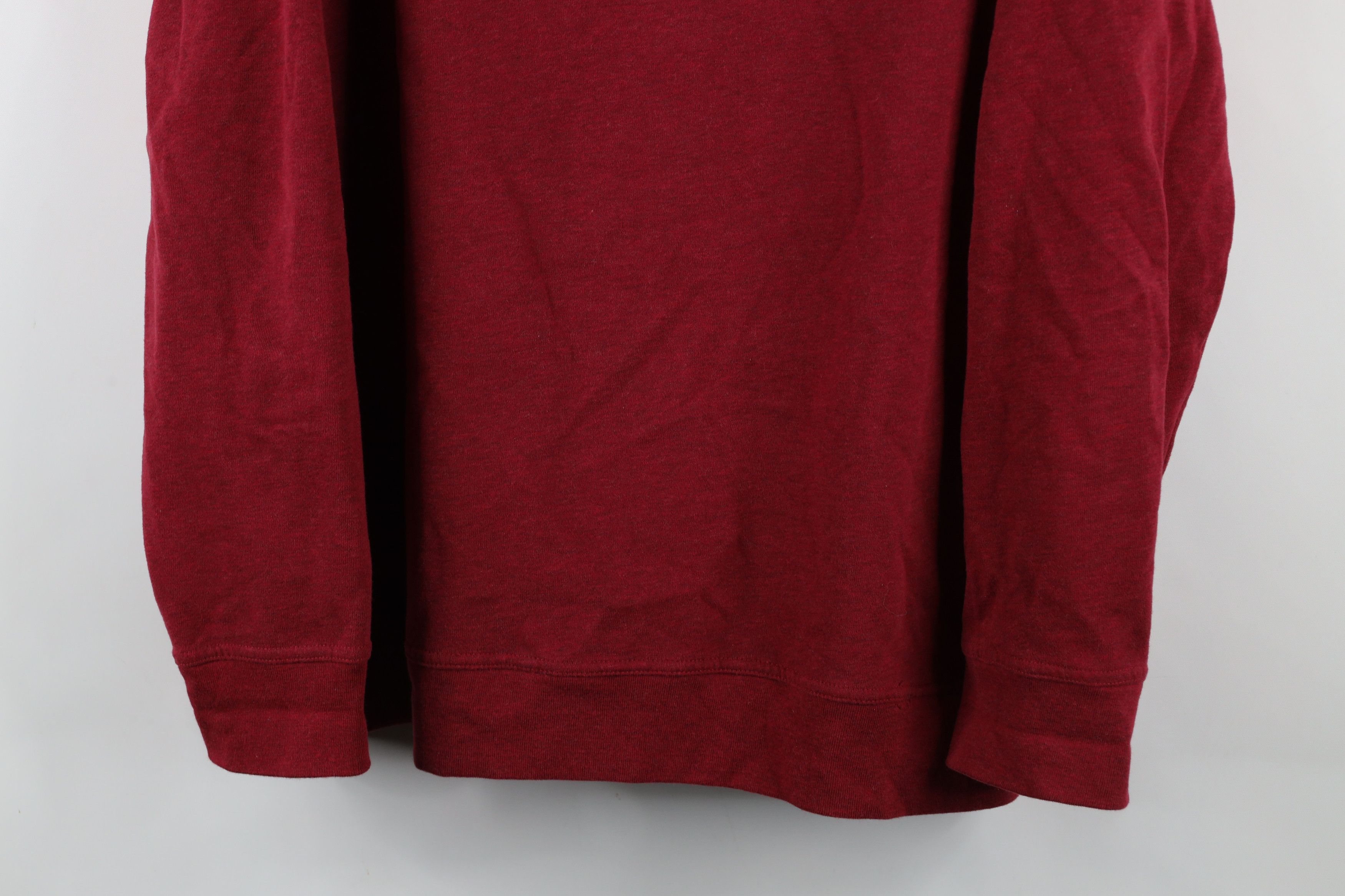L.L. Bean × Vintage Vintage Y2K LL Bean Script Felt Letter Sweatshirt Red Size 3XL / US 20-22 - 3 Thumbnail