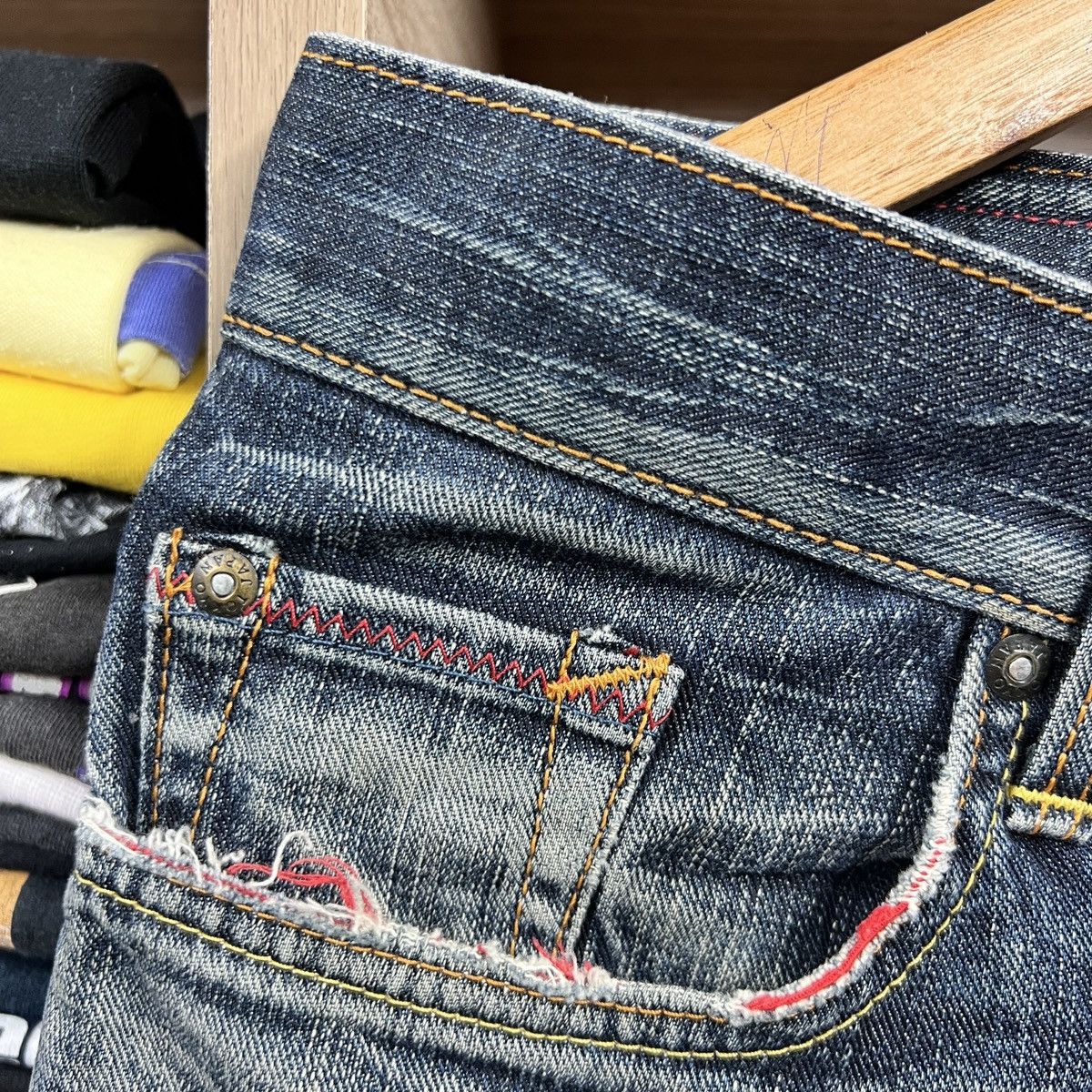 Edwin VTG EDWIN BLUE TRIP TOKYO JEAN Size US 29 - 7 Thumbnail
