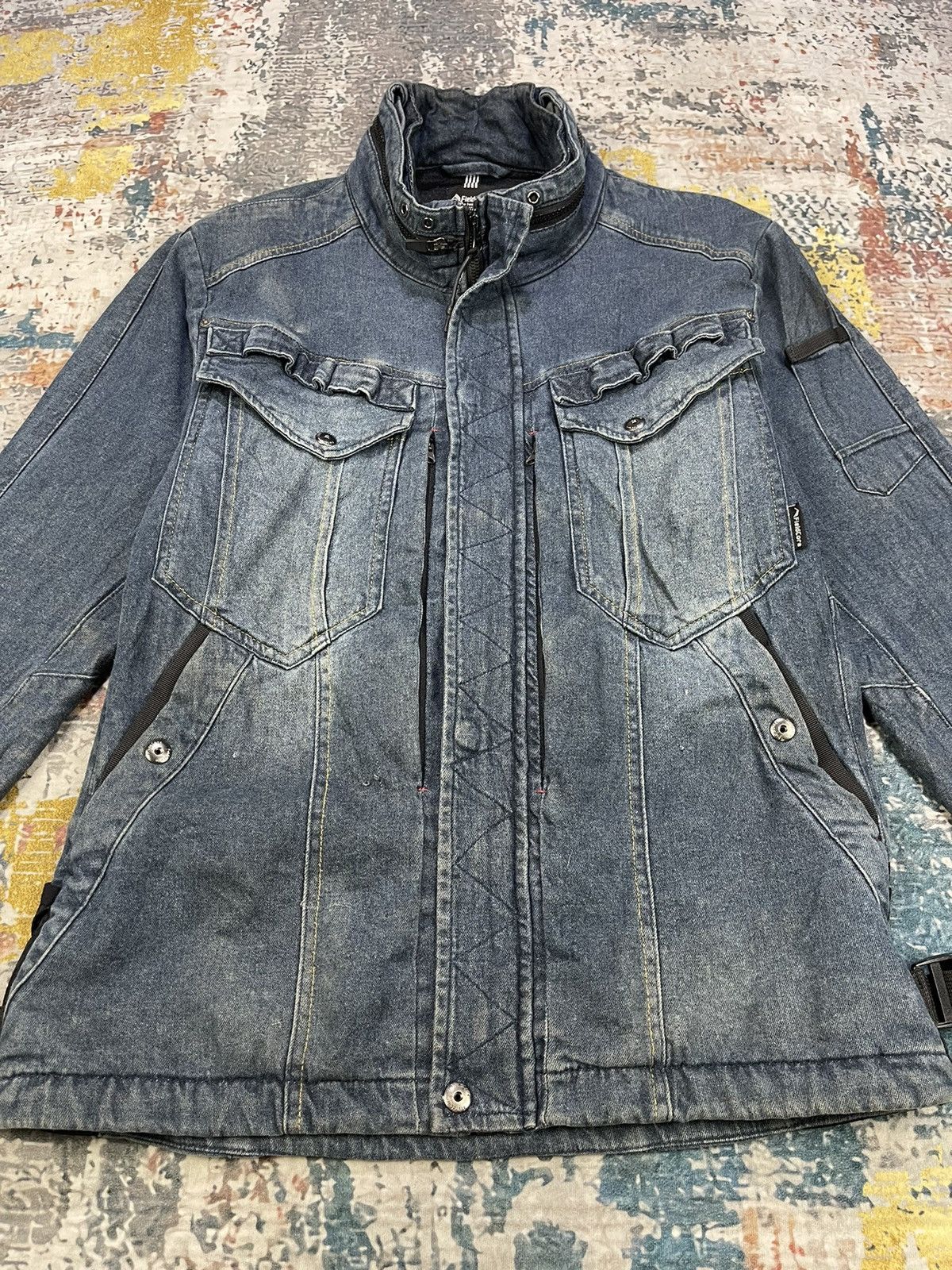 Japanese Brand Fieldcore Active Toughness Denim Work Jackets Size US M / EU 48-50 / 2 - 2 Thumbnail