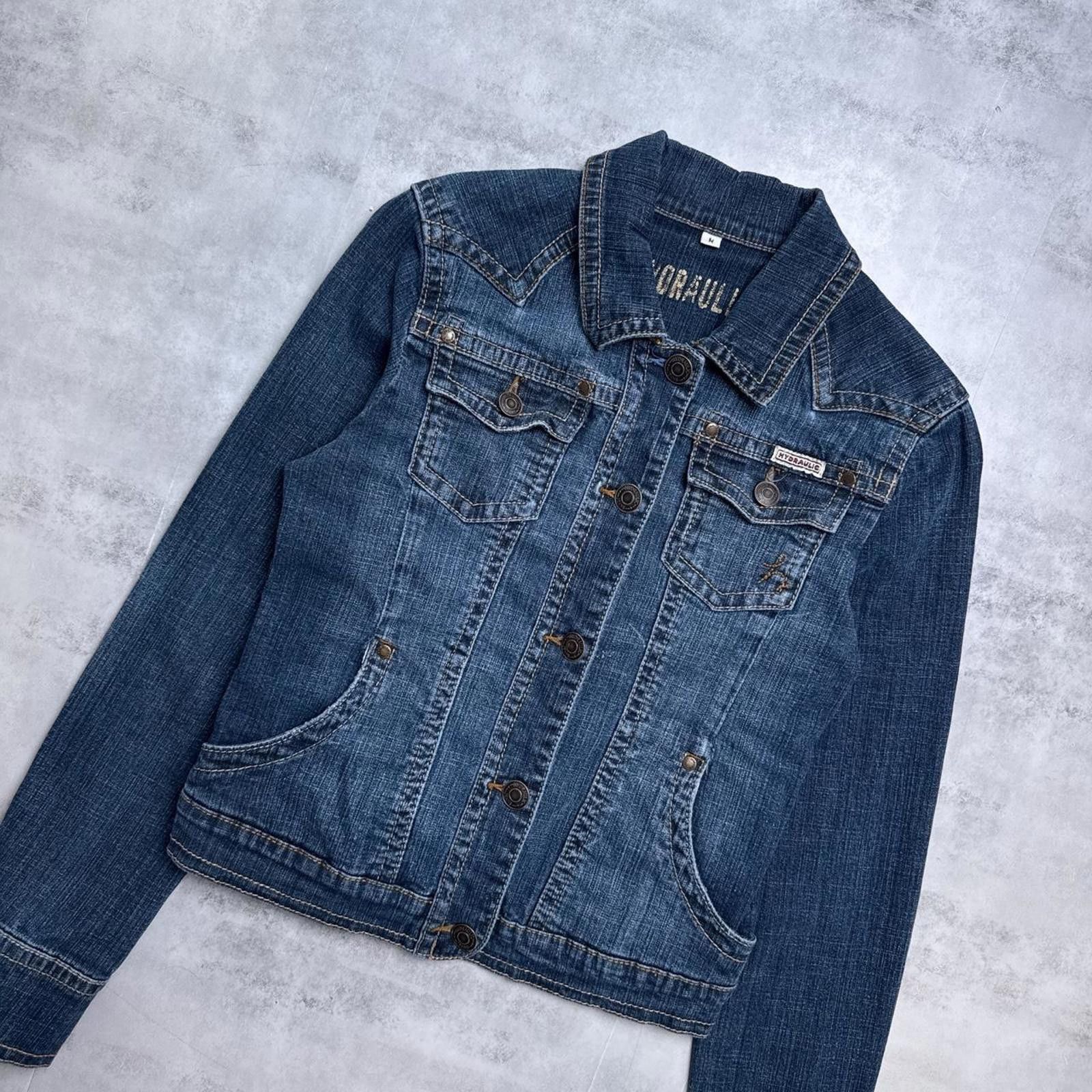 Other Y2K Hydraulic 00s Denim Vintage Button Up Jacket Size M / US 6-8 / IT 42-44 - 5 Thumbnail