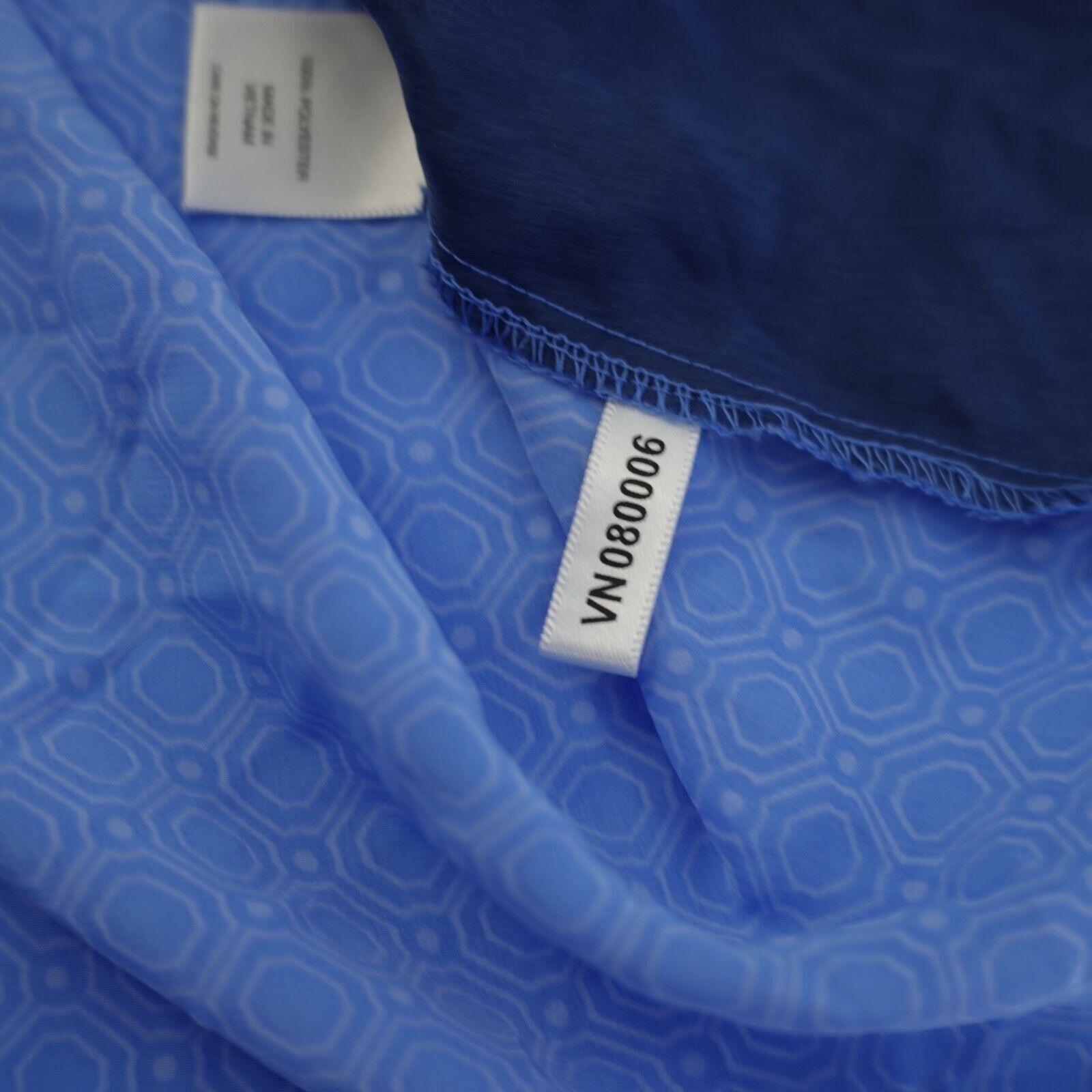 Designer New York & Company Blue Long Sleeve Lightweight Floral Blous Size XS / US 0-2 / IT 36-38 - 11 Thumbnail
