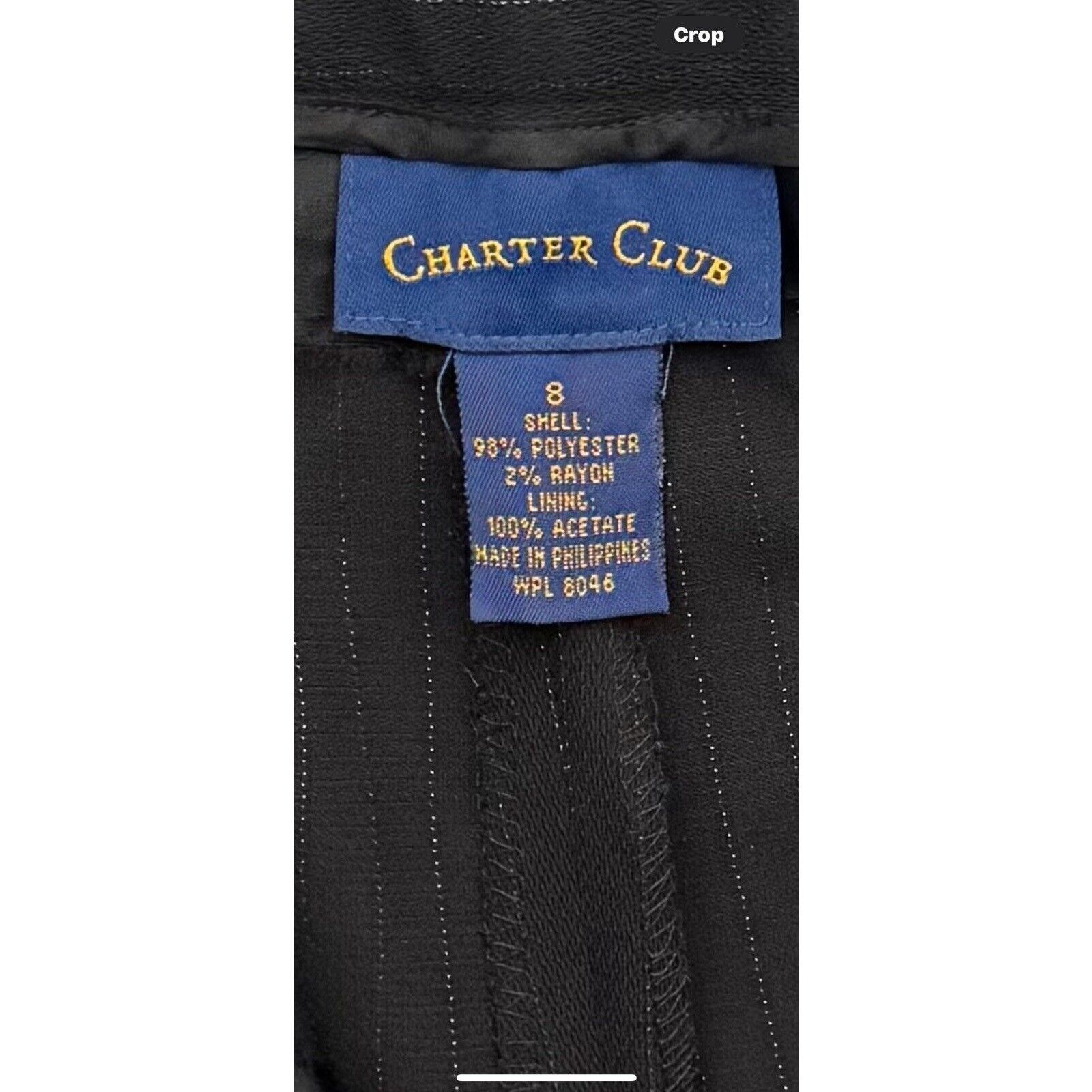 Other Charter Club Dress Pants Womens Size 8 Office Y2K Academia Size 30" / US 8 / IT 44 - 6 Thumbnail