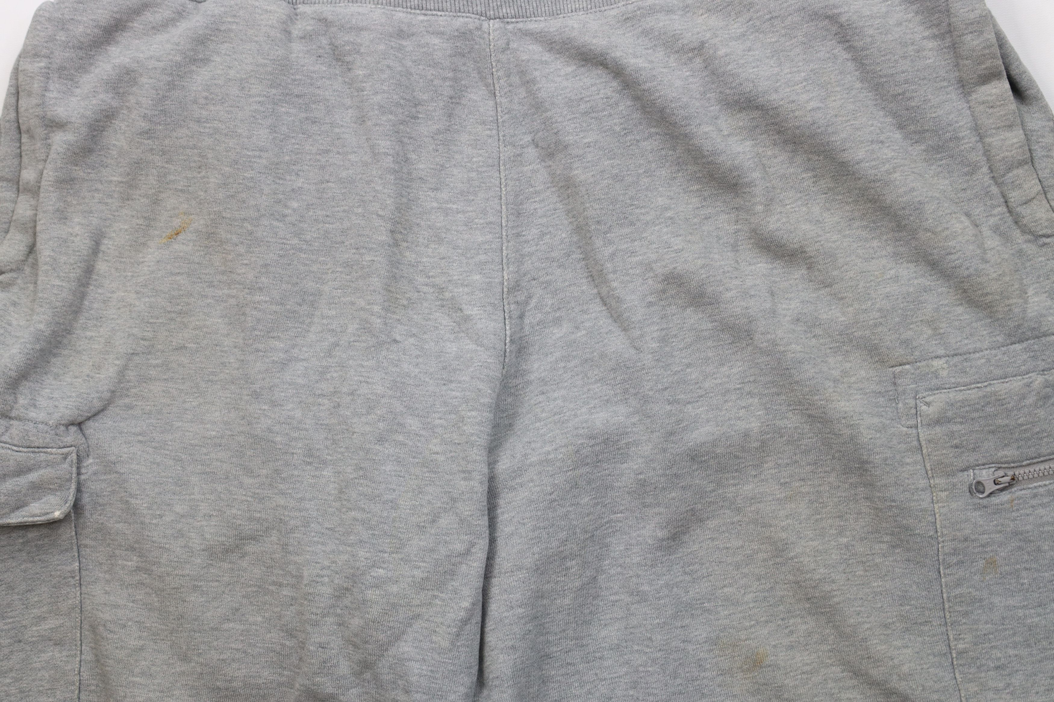 Nike Vintage Nike Mini Swoosh Heavy French Terry Cargo Shorts Size US 36 / EU 52 - 3 Thumbnail