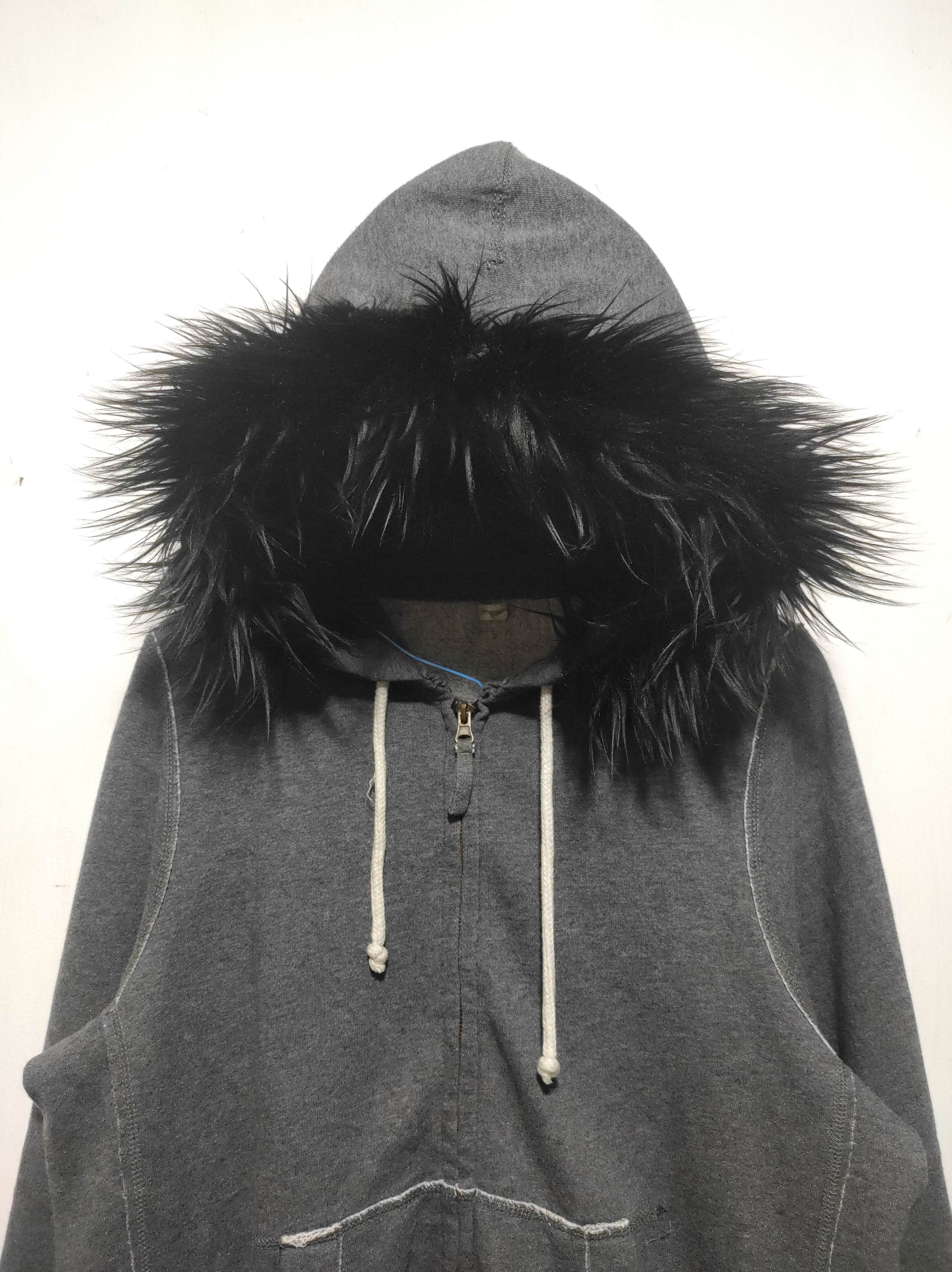 Hysteric Glamour Gray Zipper Fur Hoodie ifsixwasnine lgb style Size US M / EU 48-50 / 2 - 2 Thumbnail