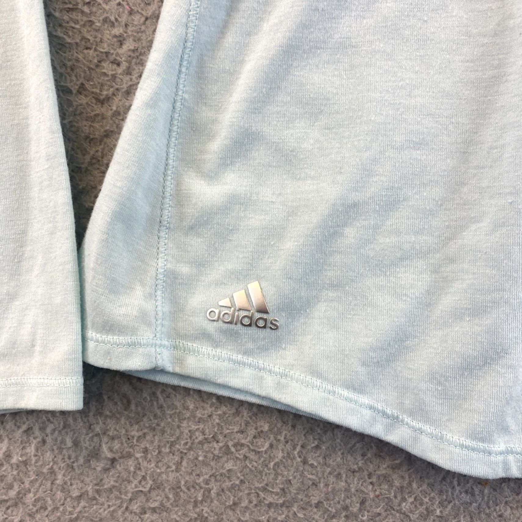 Adidas adidas Climalite Shirt Volleyball Women S Teal Long Sleeve V-Neck Pullover Activewear 80-59 Womens Size S / US 4 / IT 40 - 2 Thumbnail