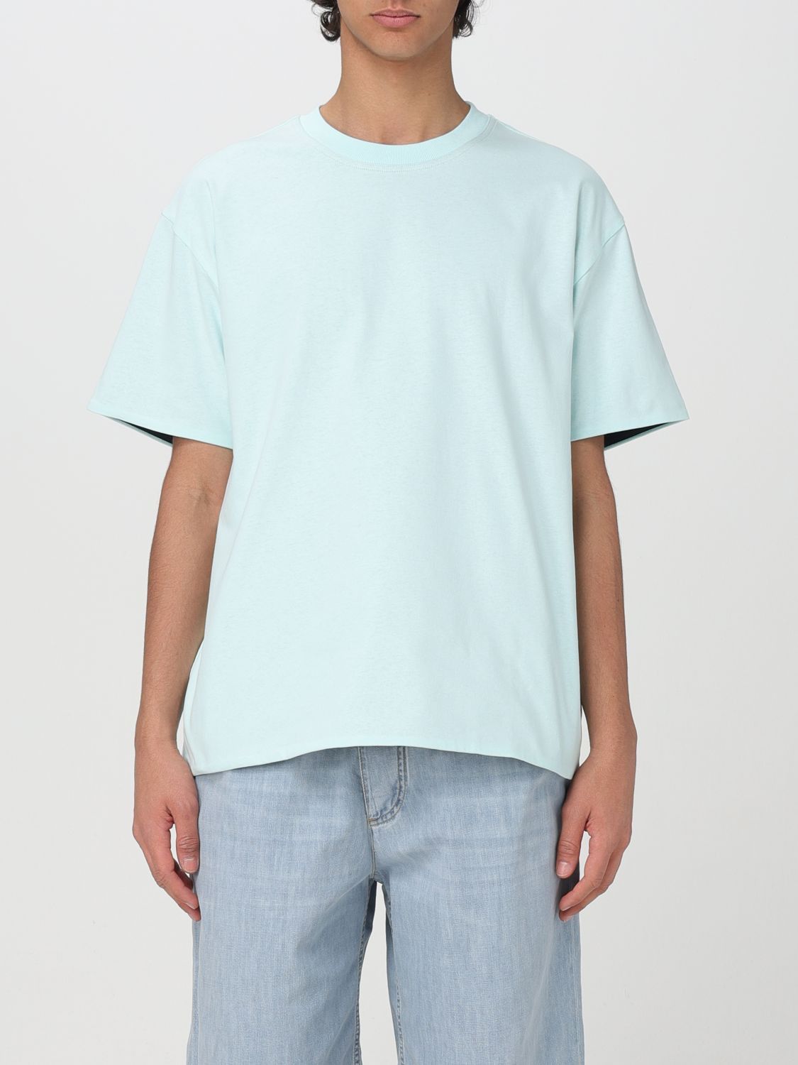 image of Bottega Veneta T-Shirt Men Turquoise (Size Medium)